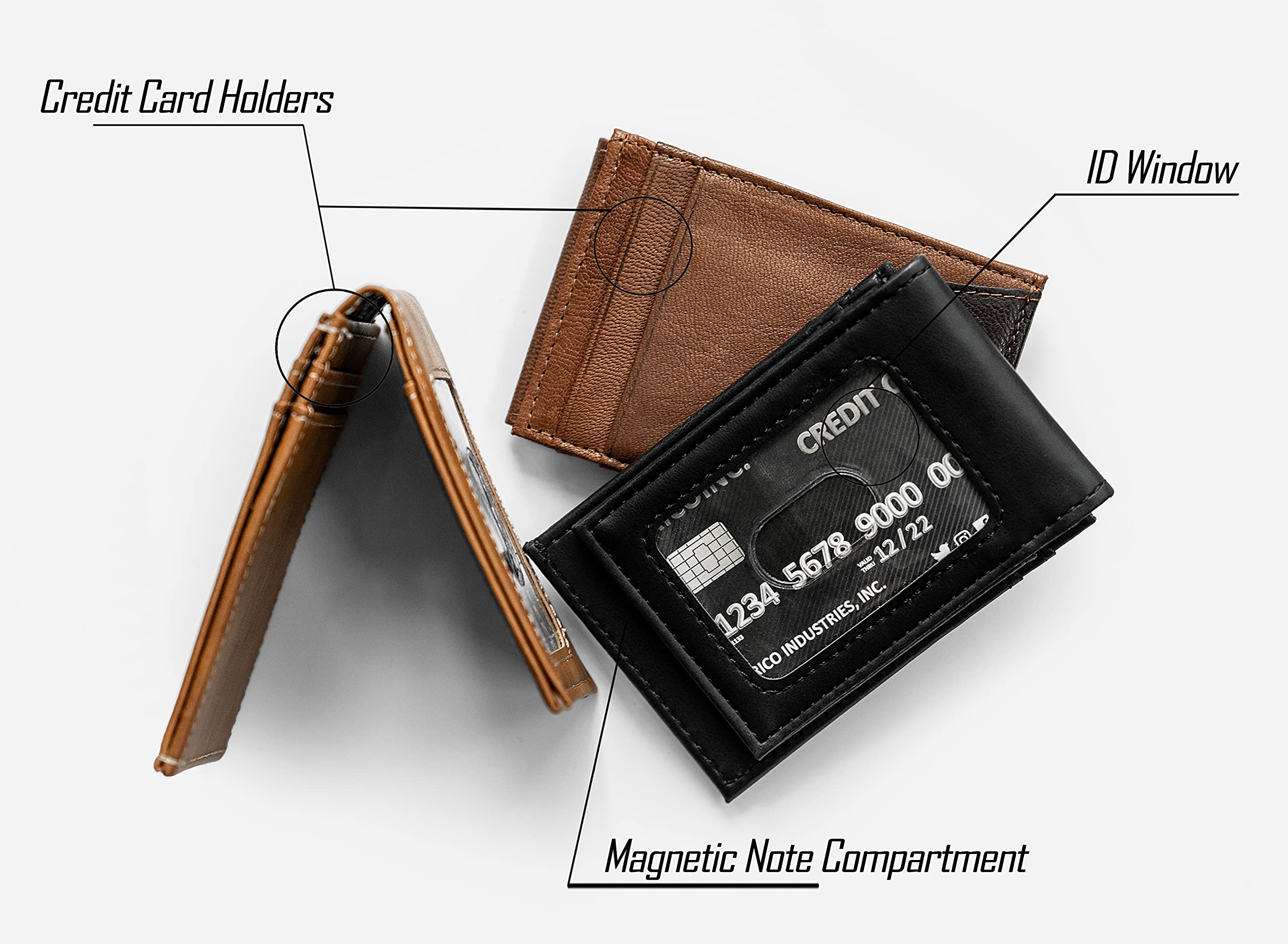 NCAA Laser Engraved Front Pocket Wallet - Slim & Comfortable College Sports Wallet for Men | Perfect for Game Day, Travel & Everyday Carry (Officially Licensed)