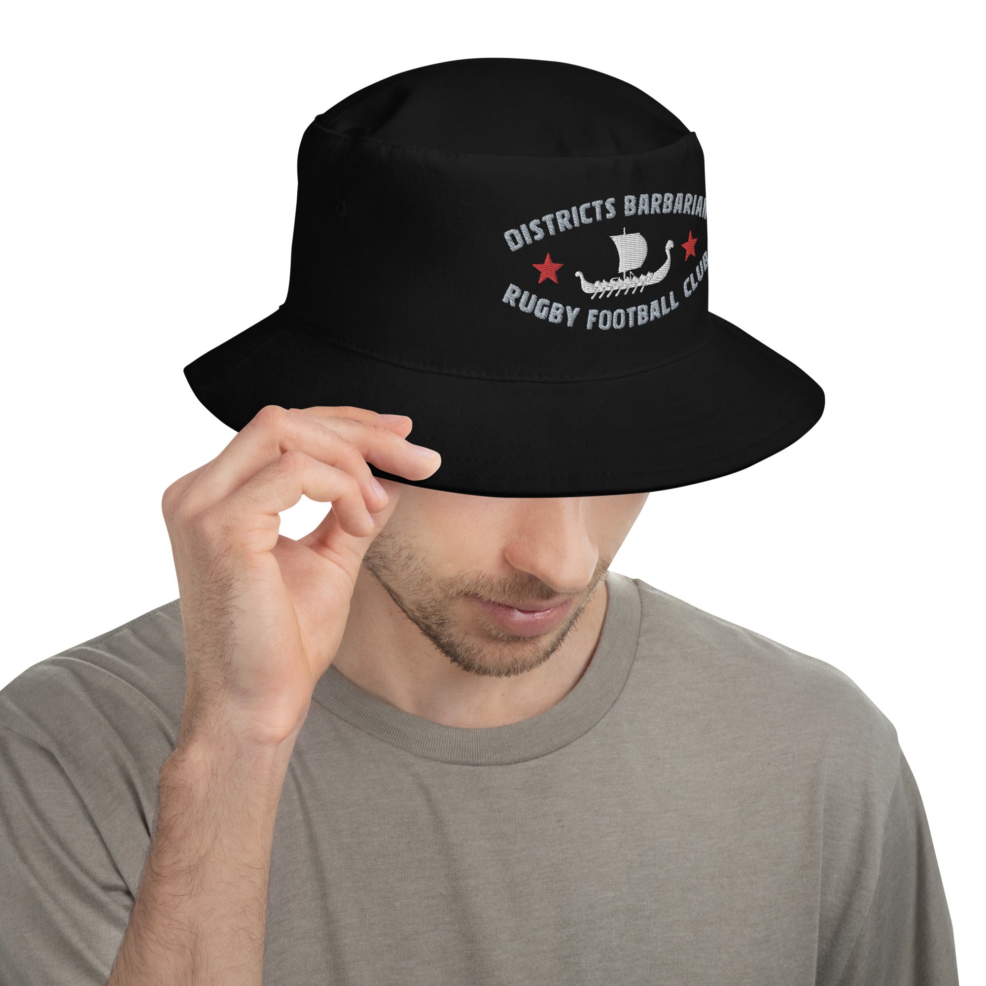 Districts Barbarian RFC Bucket Hat - Adjustable Cotton Baseball Cap for Men & Women - Perfect for Outdoor Sports, Beach, Hiking and Street Fashion