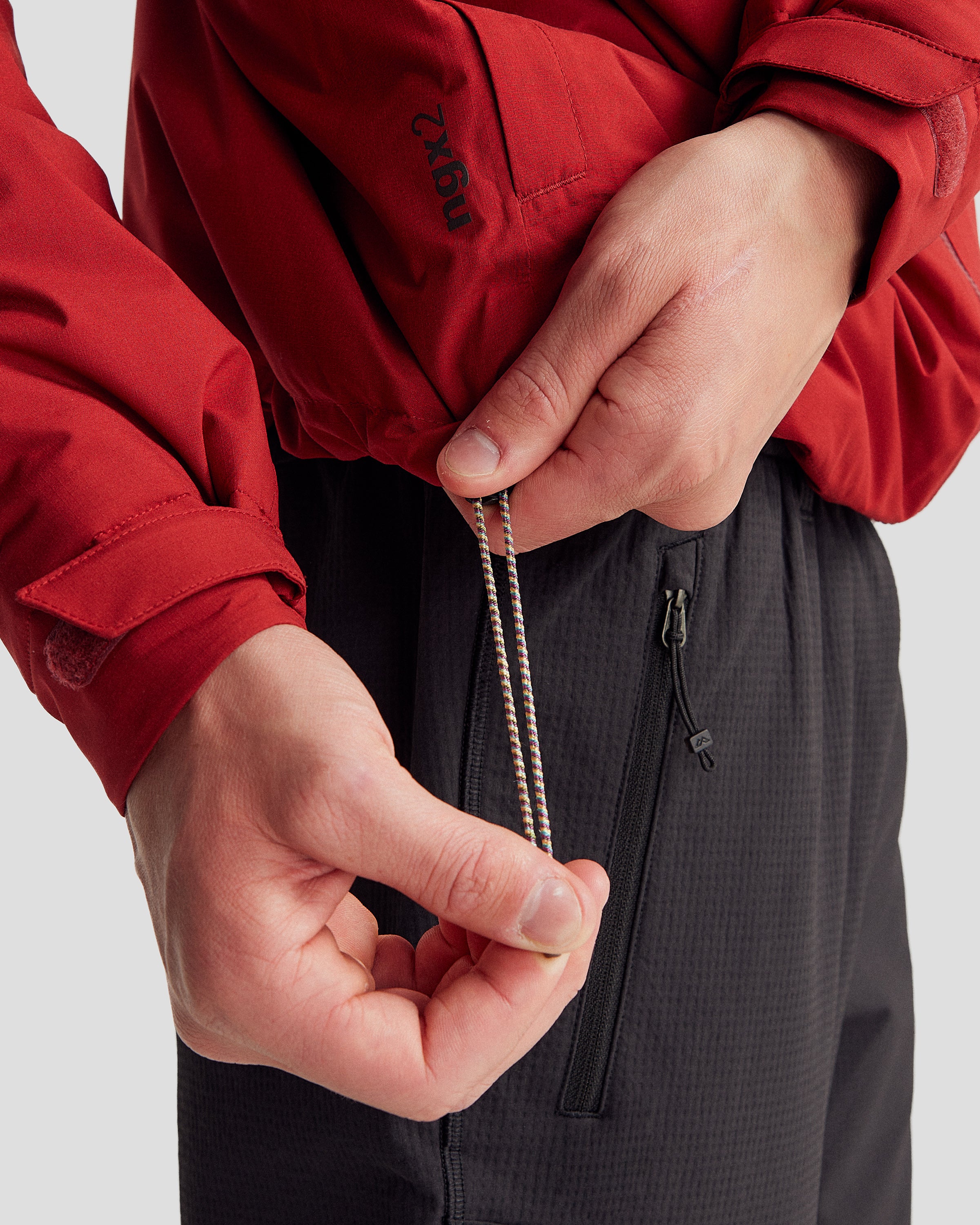 Men's Trailhead 2L novaLOFT Waterproof Rain Jacket - Lightweight Windproof Hiking Shell for Outdoor Adventures (Pinot Color) - Perfect for Hiking, Camping & Travel in Wet Weather