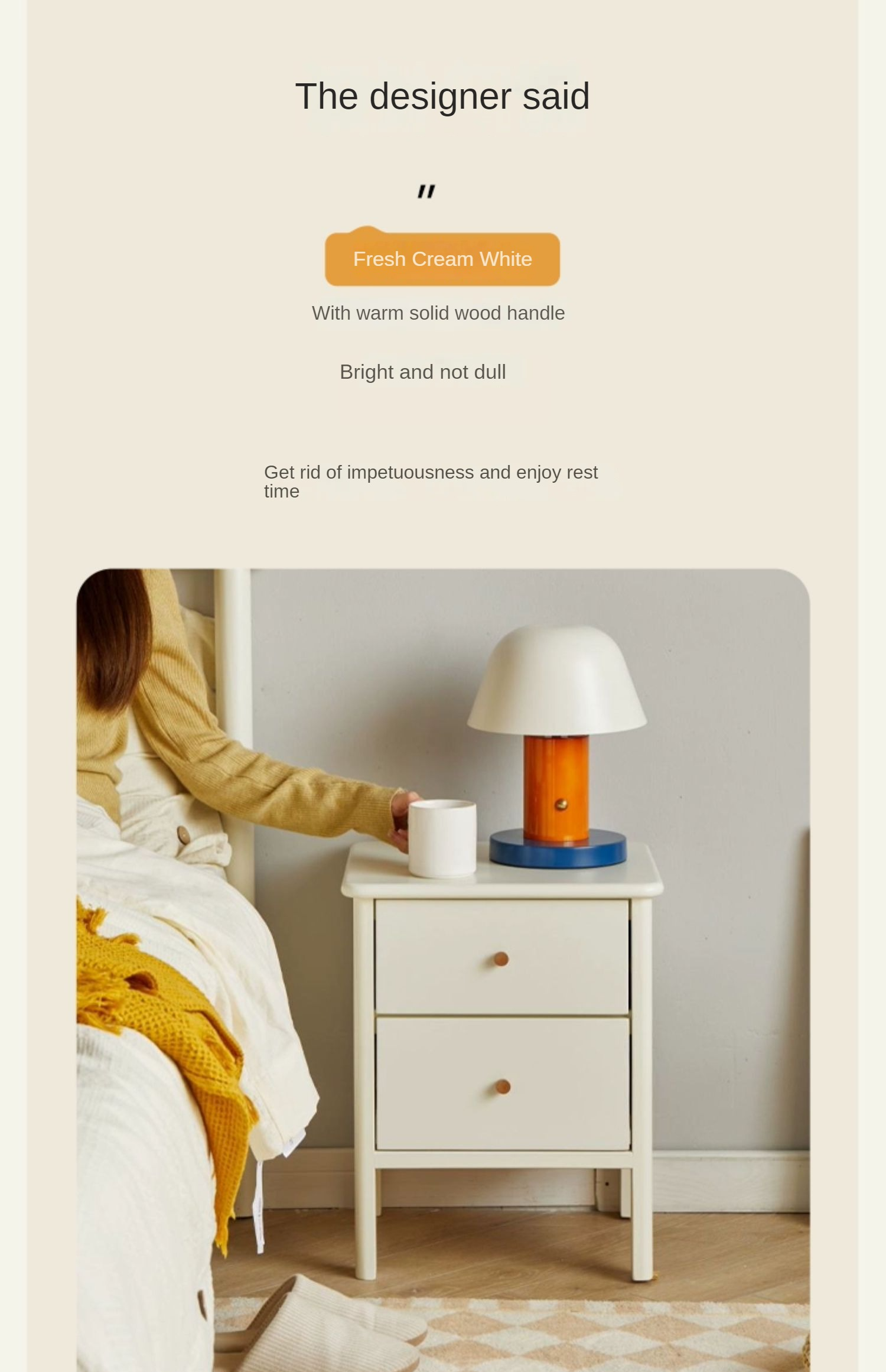 Premium White Beech Solid Wood Nightstand - Elegant Bedside Table for Bedroom, Guest Room & Nursery - Durable & Stylish Storage Solution