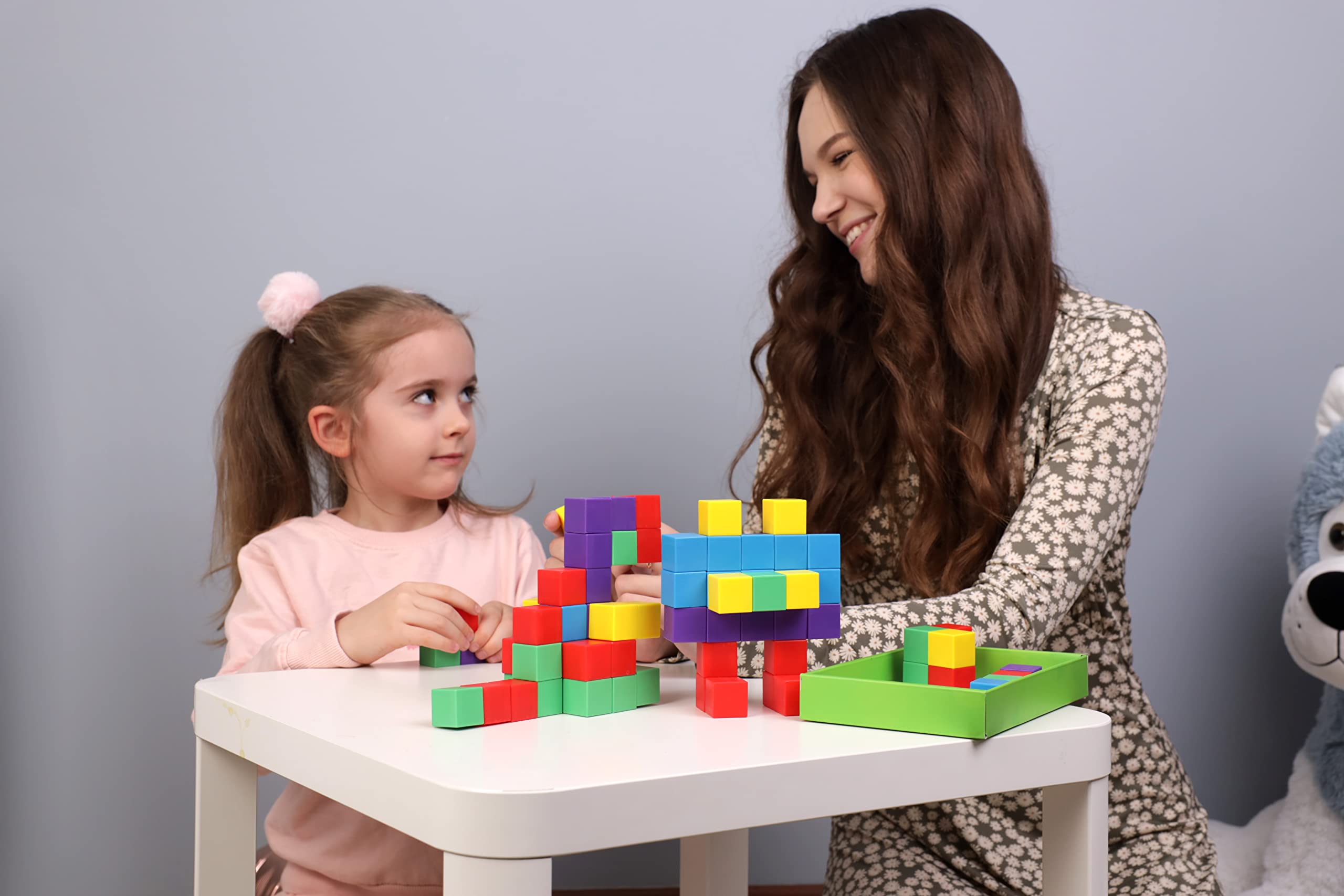 **Best Magnetic Building Blocks for Kids - 40-Piece Educational STEM Toys, Award-Winning Sensory & Autism-Friendly Magnetic Cubes - Perfect for Creative Play, Learning & Therapy**