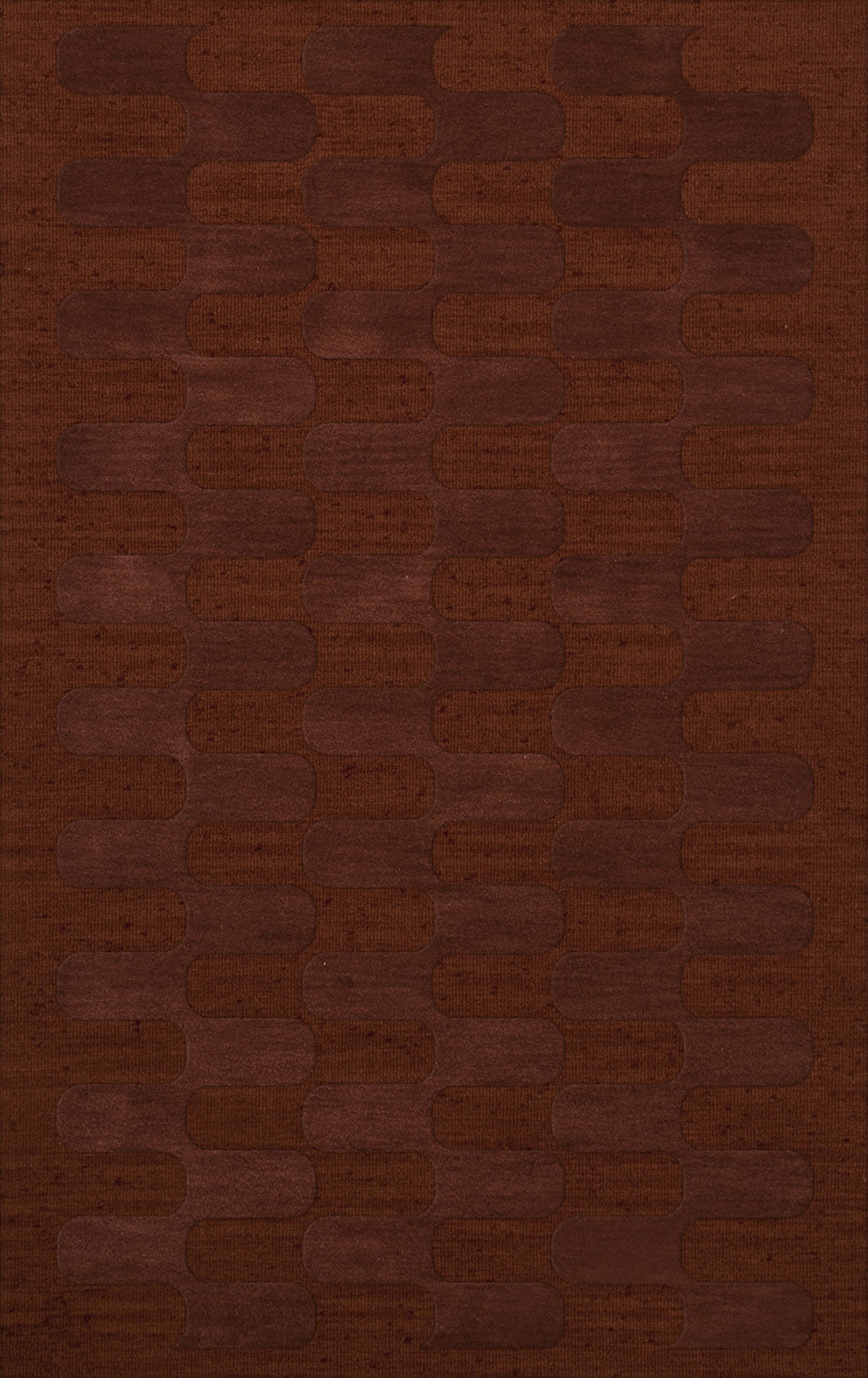 Dalyn Rugs Dover DV9 Area Rug 6x9 Feet - Soft Paprika Red Modern Rug for Living Room, Bedroom & Dining Room - Non-Slip Durable Home Decor