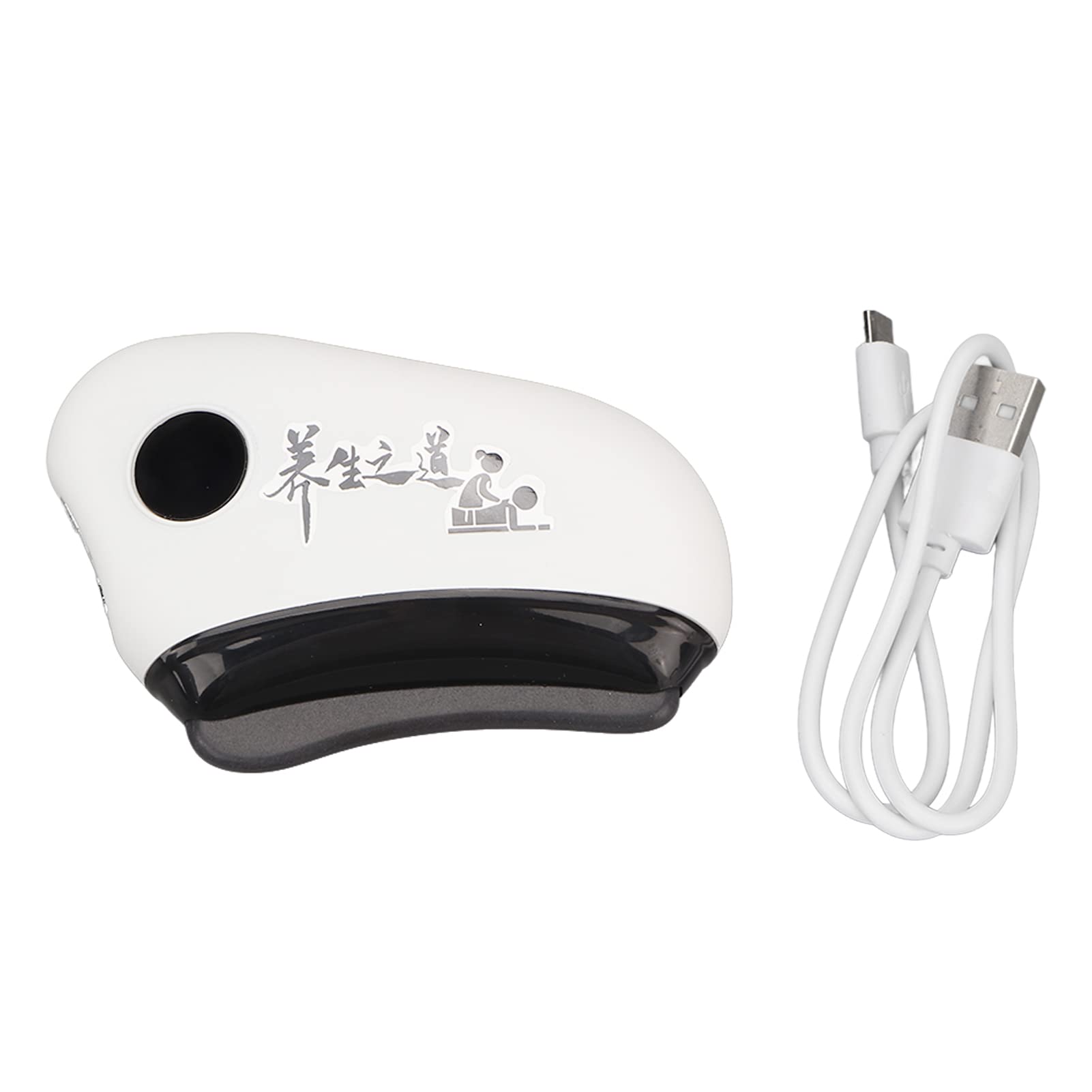 Electric Gua Sha Massager - 16 Vibration Levels with Red LED Light & Heat Therapy for Face & Body, White | Skin Scraping Massage Tool for Relaxation, Lymphatic Drainage & Beauty Routine at Home or Spa
