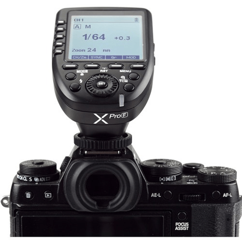 Godox XProF TTL Wireless Flash Trigger for Fujifilm X-T4, X-T3, X-T30 - Compatible with Fuji Cameras | Professional Off-Camera Flash System for Studio & Outdoor Photography