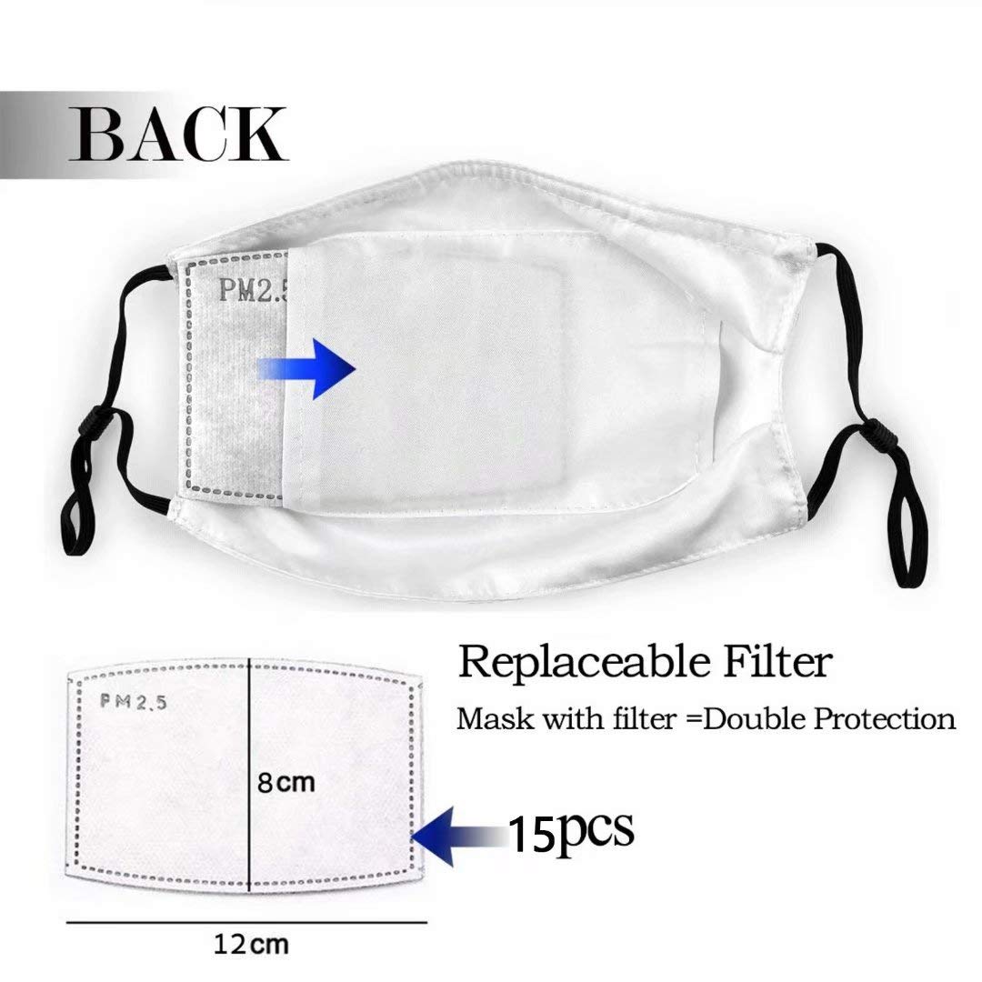 4PCS Windproof Face Masks for Math Teachers - Reusable Outdoor Sports Masks for Men & Women - Perfect for Running, Cycling, and Daily Commute