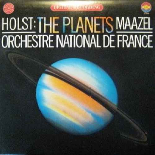 Gustav Holst The Planets Op. 32 Vinyl LP - Orchestre National De France Conducted by Lorin Maazel | Classical Music Masterpiece for Home Listening & Audiophile Collections