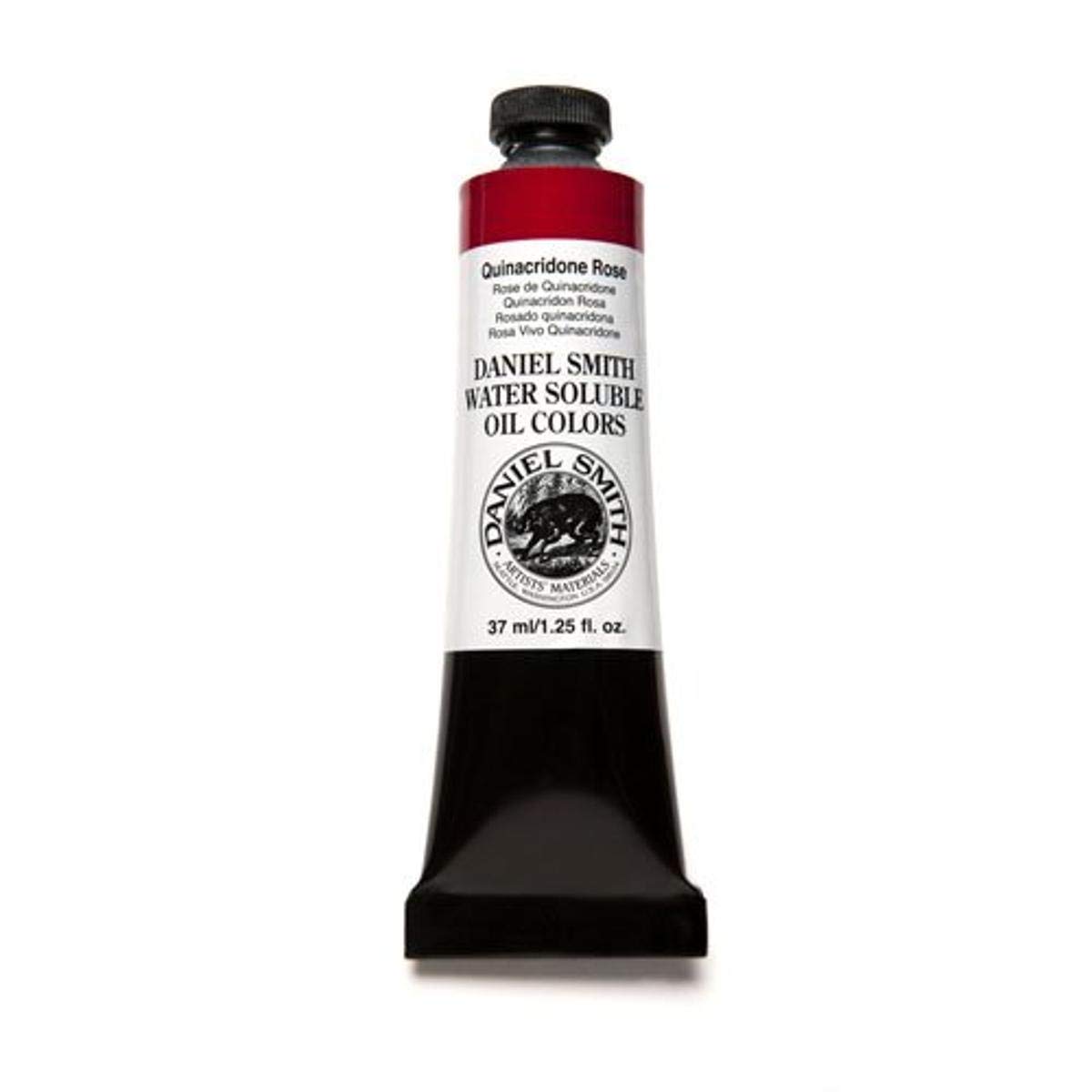 Daniel Smith 284390036 Quinacridone Rose Water Soluble Oil Paint Tube - 37ml (1.25 oz) | Professional Artist Grade for Canvas, Portrait & Landscape Painting | Vibrant Pigment, Smooth Blend, Quick Drying