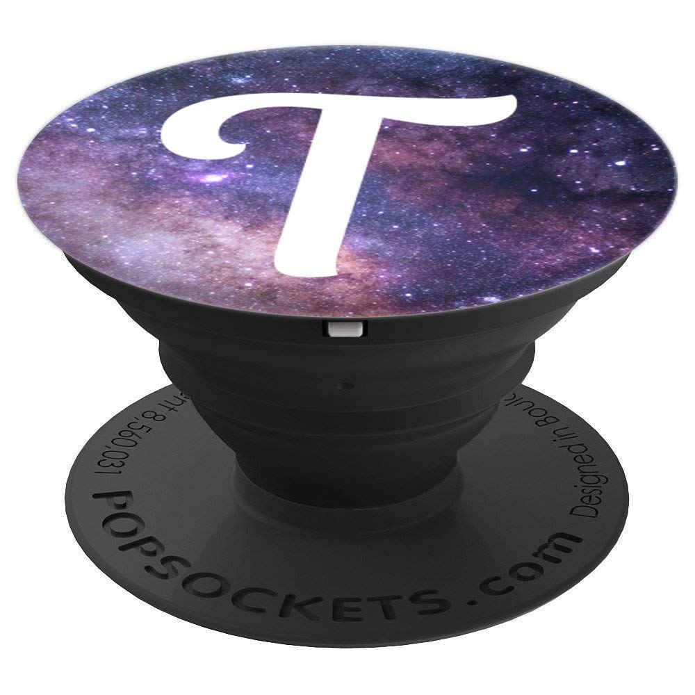 Galaxy Letter T PopGrip - Swappable Phone Grip for Phones & Tablets | Gaming & Selfies