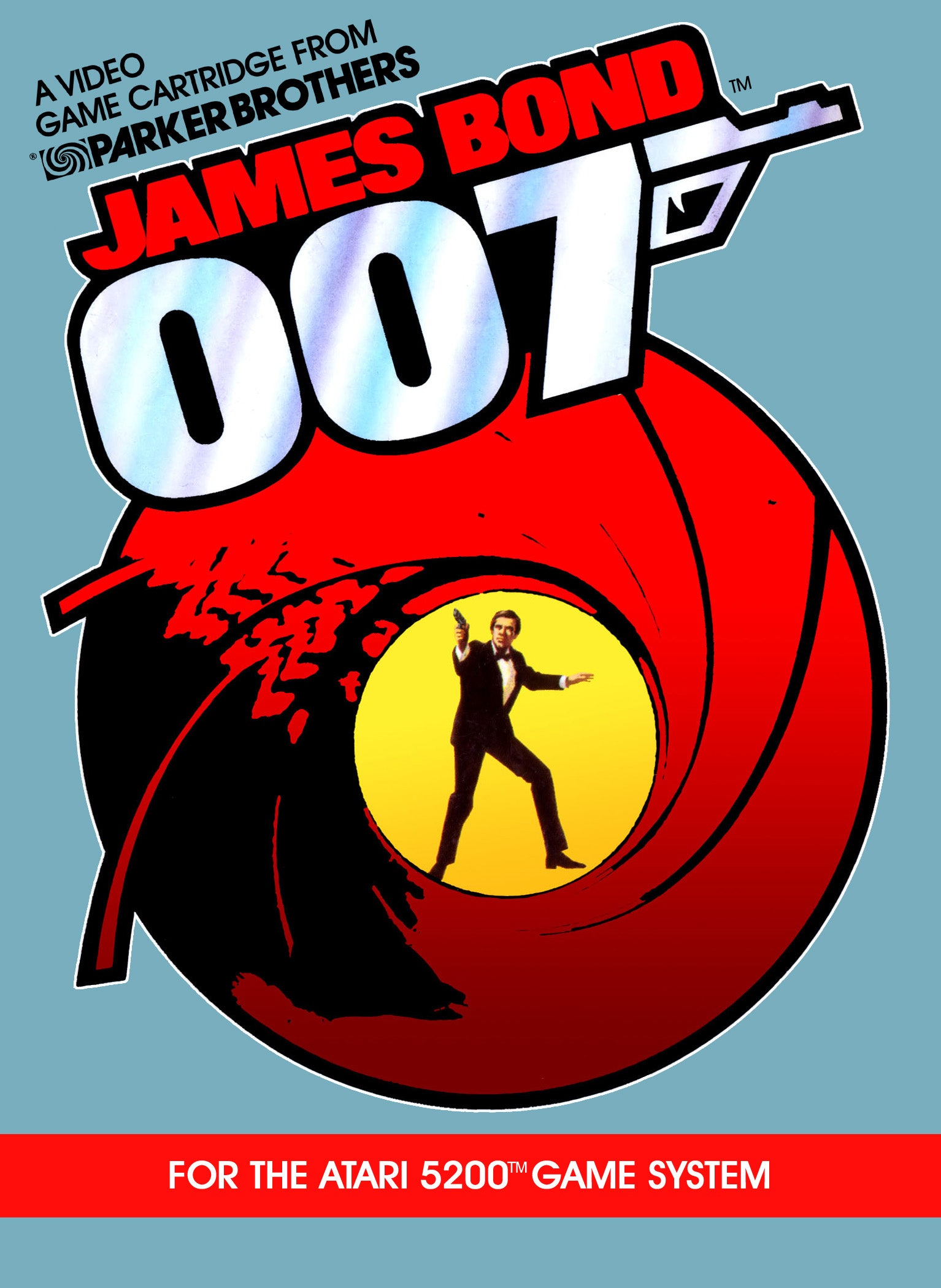 007 James Bond Atari 5200 Retro Video Game Cartridge - Classic Action Adventure for Collectors & Gamers - Perfect for Nostalgic Gaming Nights & Retro Gaming Parties