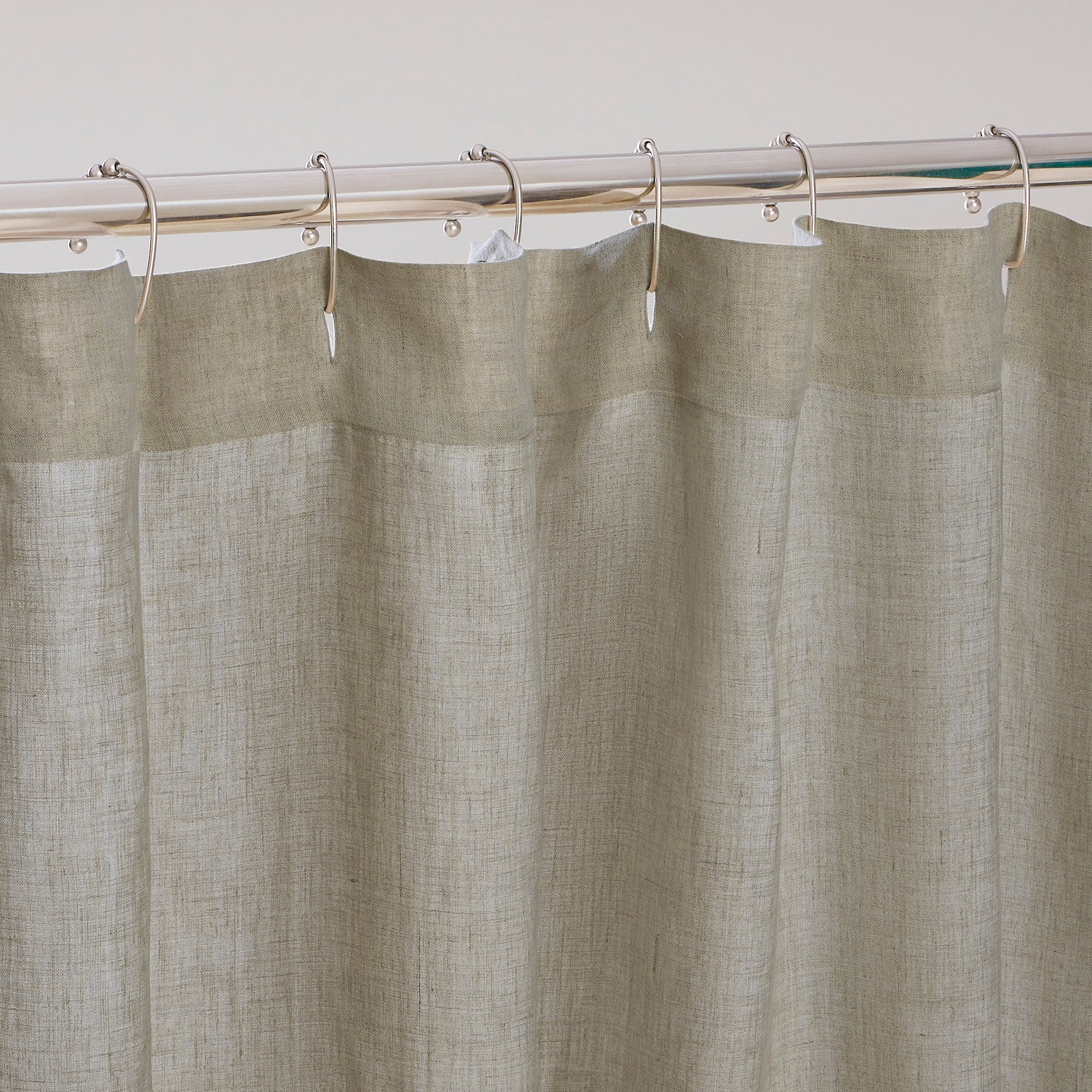 Premium Linen Shower Curtain - Breathable & Quick-Dry Bathroom Decor for Modern Homes | Perfect for Spa-Like Bathroom Retreats