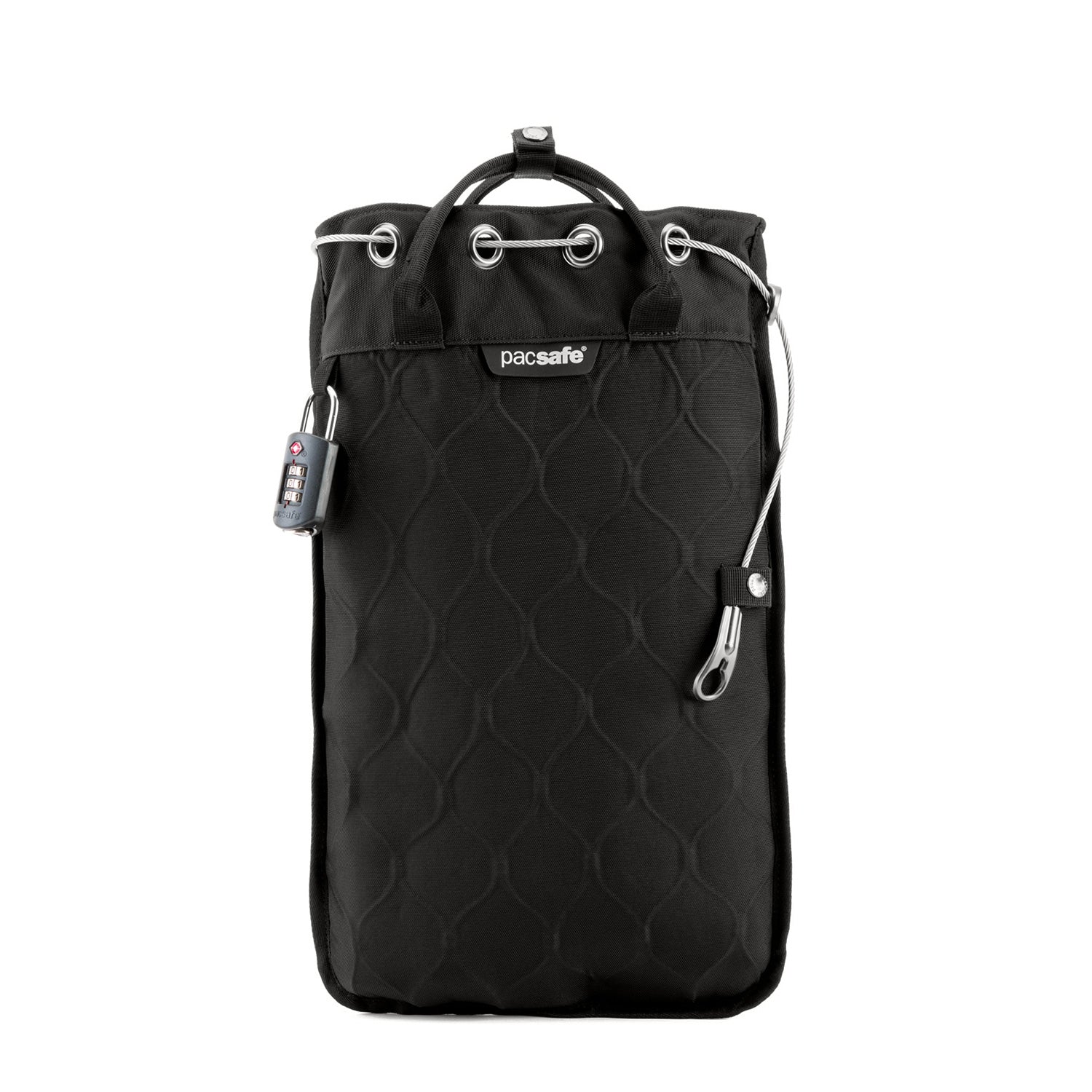 Pacsafe Travelsafe 5L GII Anti-Theft Portable Travel Safe Bag - Secure Money, Passport & Valuables for Hotels, Beaches & Camping Trips