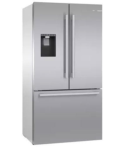 BOSCH 500 Series 36 Inch Counter Depth French Door Refrigerator - Stainless Steel (B36CD50SNS) - Perfect for Modern Kitchens & Open Floor Plans