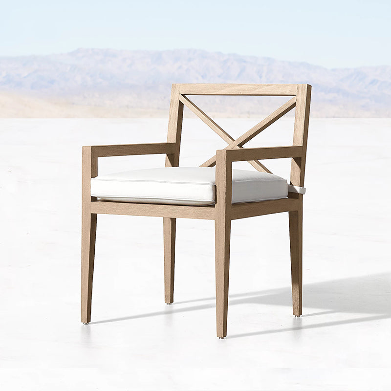 Premium Teak Wood Dining Table and Chairs Set - Outdoor Patio Furniture for Garden, Deck, and Backyard Entertaining