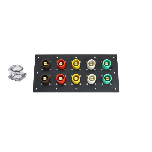 800 Amp Non-Metallic Male Double Set Screw 10 Position CAM Lock Panel - Ideal for Industrial Electrical Panels & Power Distribution Systems