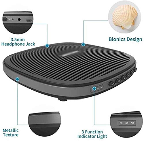 White Noise Machine for Adults & Baby - Portable Sleep Sound Machine with Memory Function, Non-Looping Soothing Sounds for Relaxation, Sleep Therapy - Perfect for Home, Office, Travel & Nursery Use