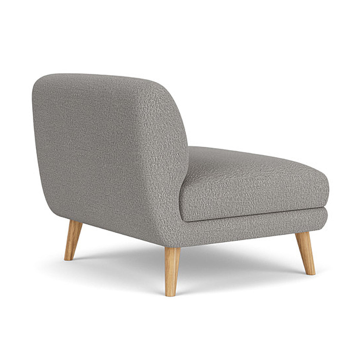 Alfred Boucle Modular Armless Sectional Sofa - Modern Comfort for Living Room, Lounge & Office Spaces