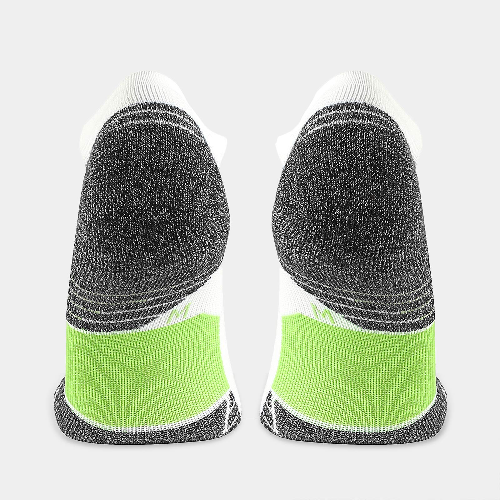 WANDER Men's Athletic Running Socks - 7 Pairs Thick Cushioned Ankle Socks for Sports & Workouts - Low Cut Breathable Socks (Sizes 6-9/10-12/12-14) - Perfect for Jogging, Gym Training & Daily Wear