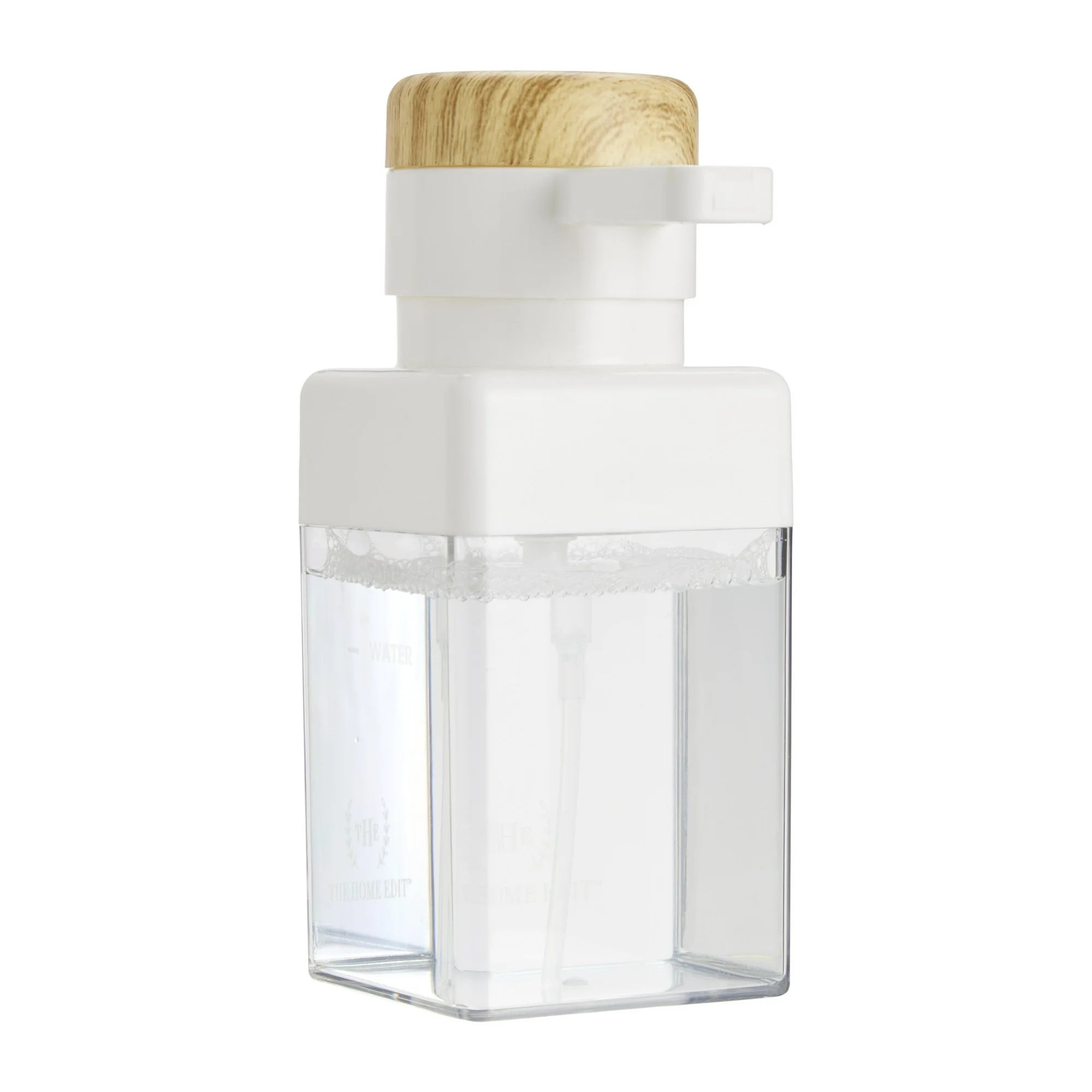The Home Edit Foaming Hand Soap Pump Dispenser - Refillable & Stylish for Kitchen, Bathroom, and Office Sink