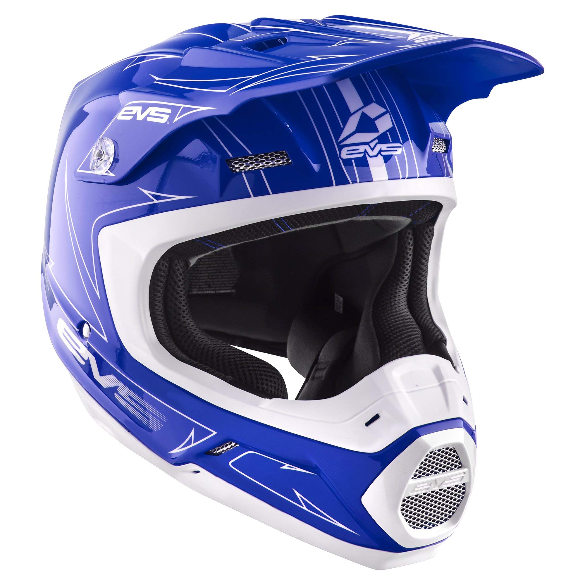 EVS Sports Off-Road Pinner Helmet (T5 Pinner) - Lightweight & Durable Motocross Helmet for Dirt Bike, ATV & MX Racing - Perfect for Trail Riding & Extreme Sports
