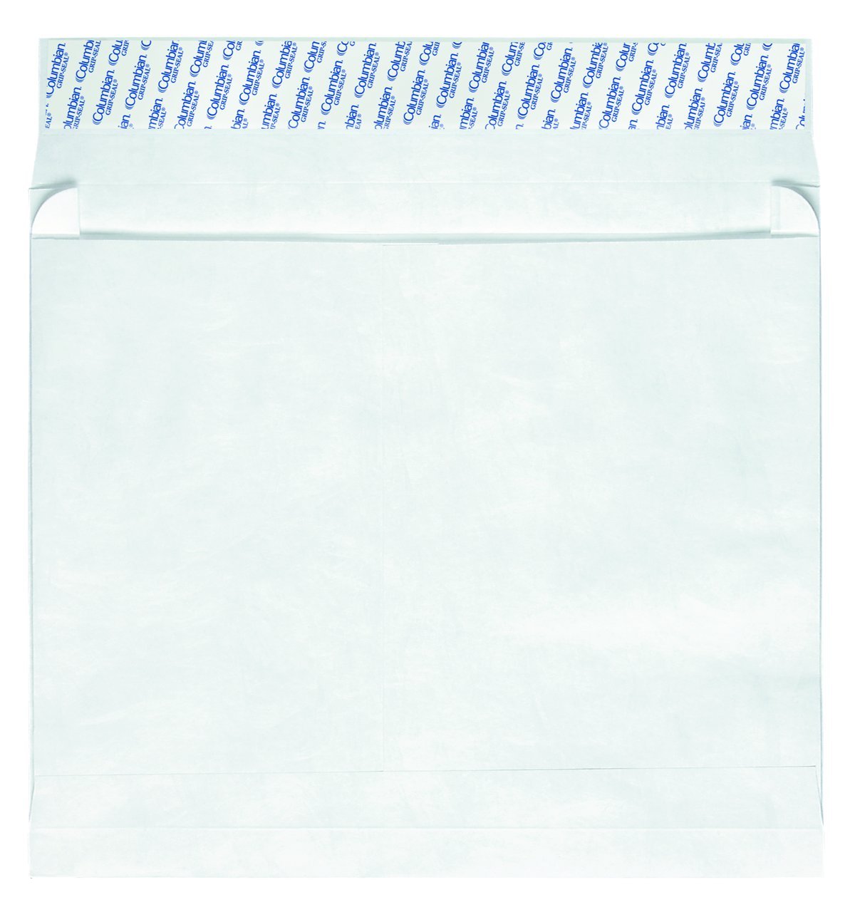 Columbian Tyvek Expansion Envelopes 12x16x4 Inches, White - 50 Pack (CO817) | Waterproof & Tear-Resistant Mailing Solution for Documents, Photos & Small Packages