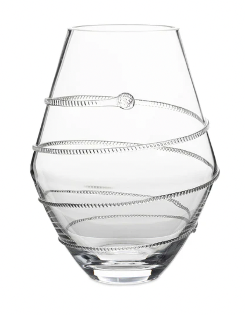 Juliska Amalia 11 Inch Decorative Ceramic Vase - Elegant Home Decor for Living Room, Dining Table & Wedding Centerpieces