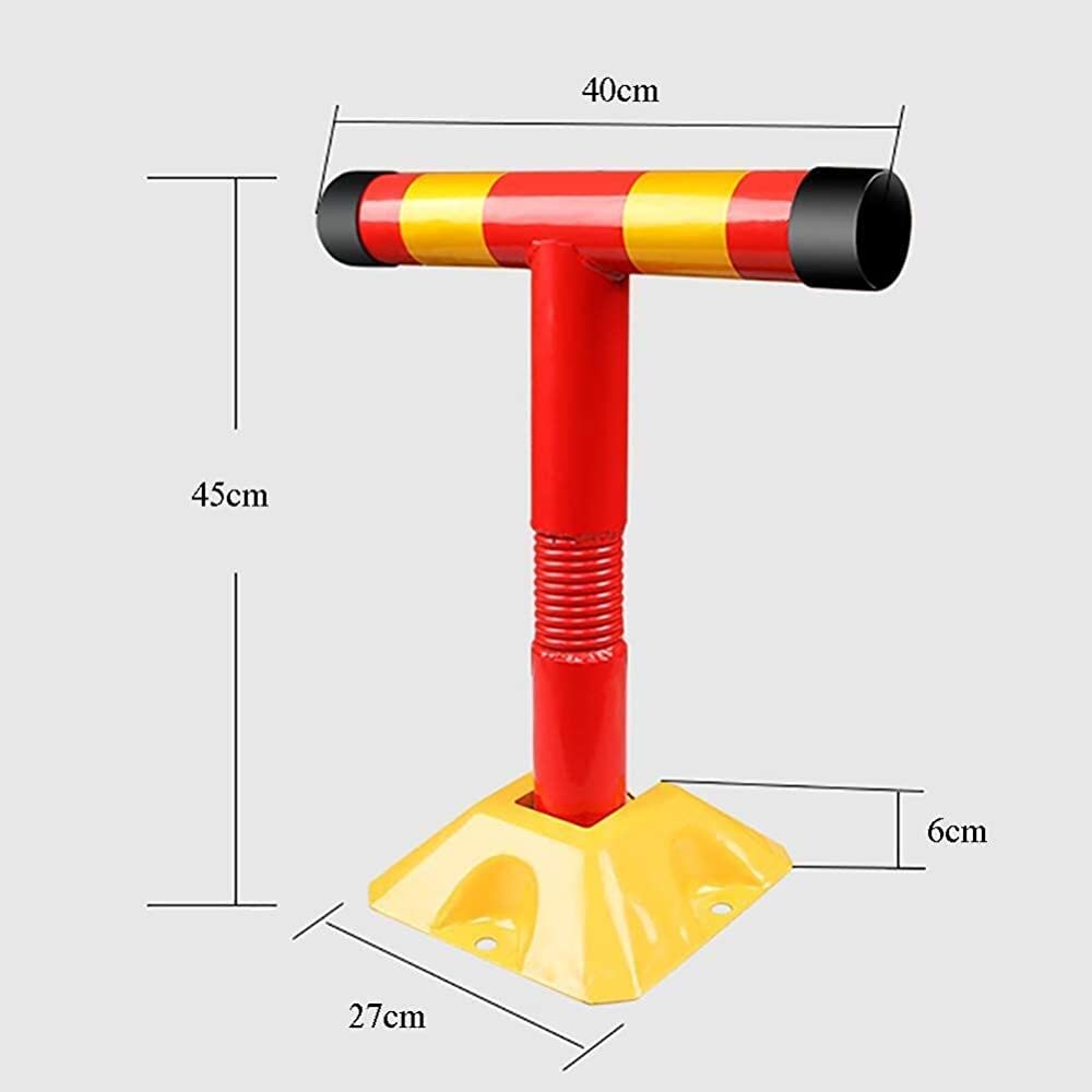 Heavy Duty Folding Parking Barrier Lock - Anti-Theft Car Parking Latch for Garage, Driveway & Parking Spaces - Durable Parking Bollard with Pressure Resistance (Perfect for Home, Office & Commercial Use)