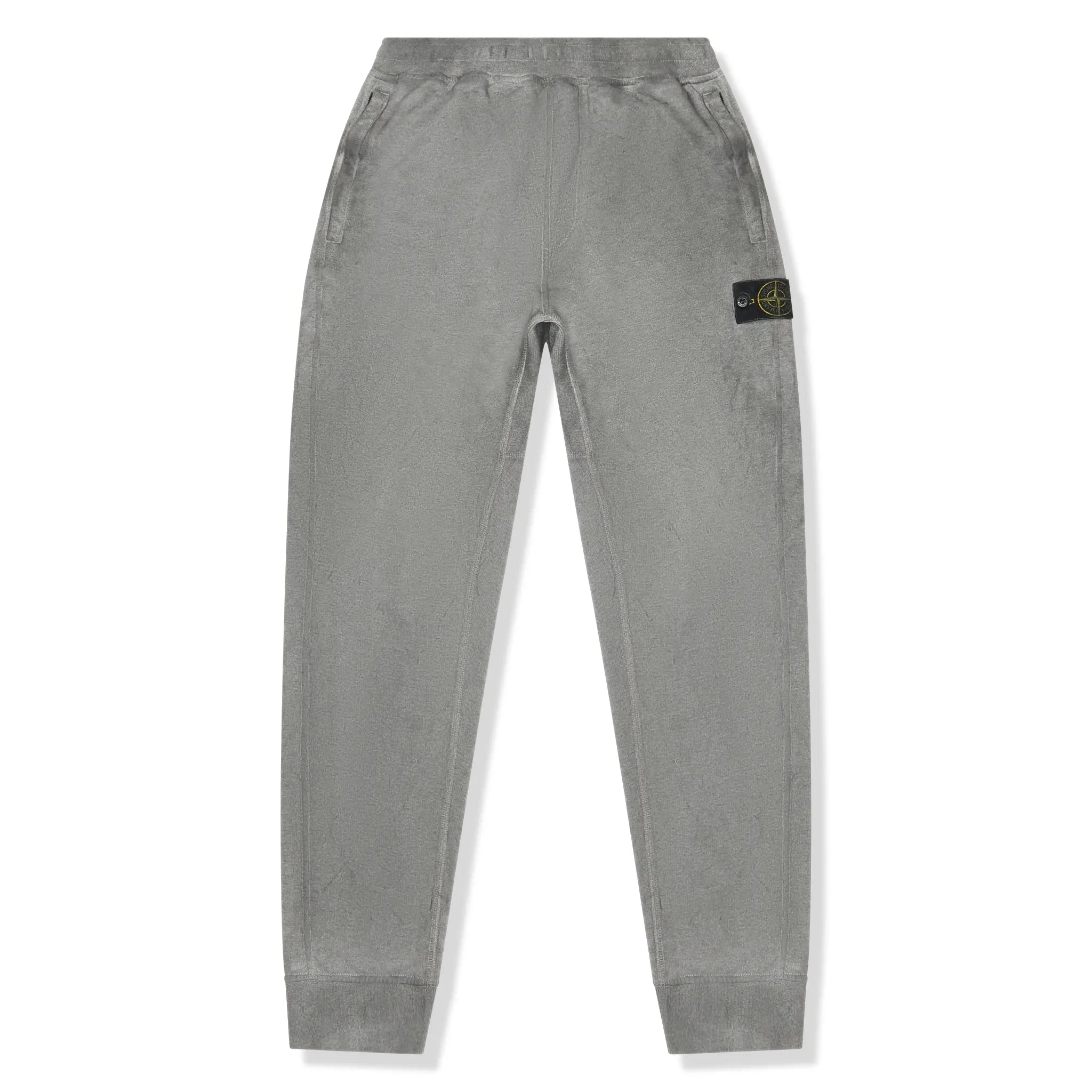 Vintage Stone Island Dust Treatment Grey Sweatpants for Men - Premium Quality Joggers for Casual Wear, Street Style & Outdoor Activities