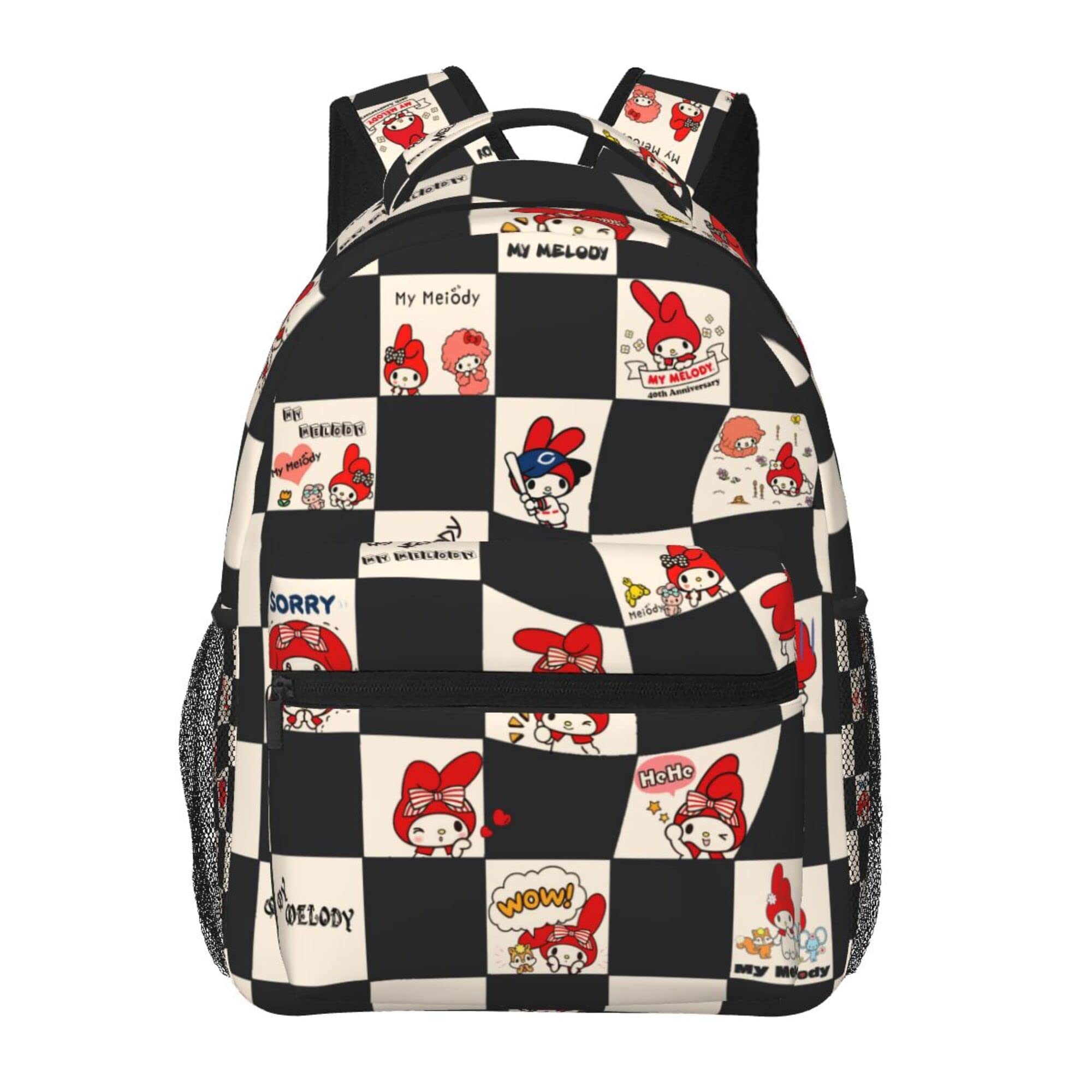 Cute Anime Backpack for Girls & Women - Kawaii Melody Cartoon Bookbag, Lightweight Travel Backpack for School, Work & Gifts | Perfect for Cosplay, College & Daily Use