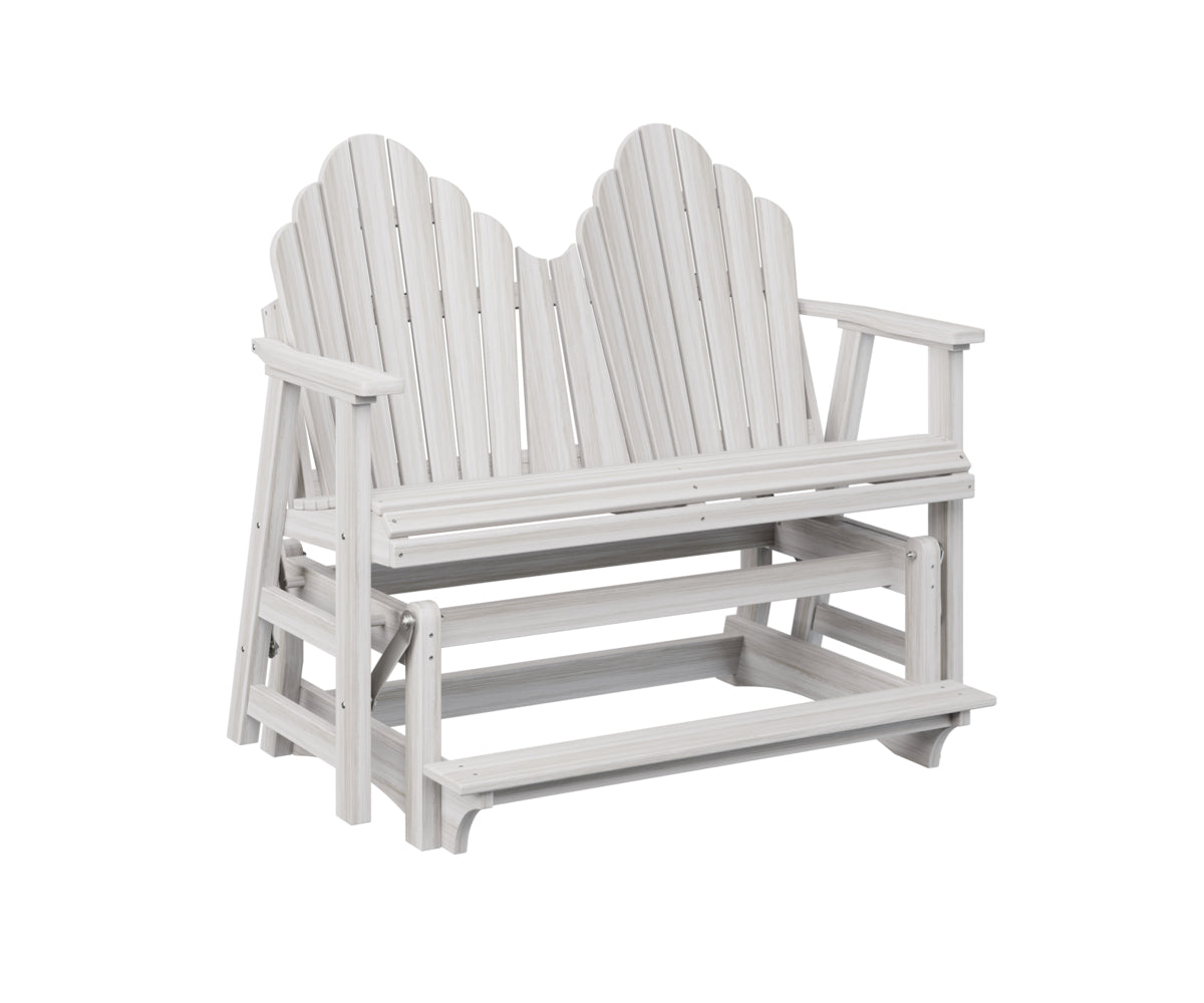 Berlin Gardens Cozi Back Double Counter Glider - Outdoor Patio Swing Bench with Canopy for Porch, Garden, and Backyard Relaxation