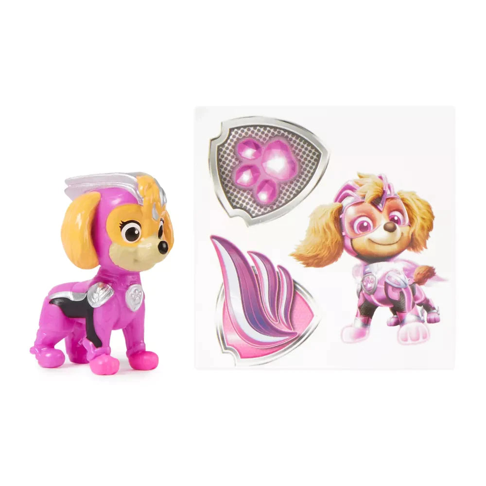 PAW PATROL The Mighty Movie Pup Squad Surprise Action Figures - 6-Pack Assortment with Mystery Collectible Toys for Kids Birthday Gifts & Playtime Adventures
