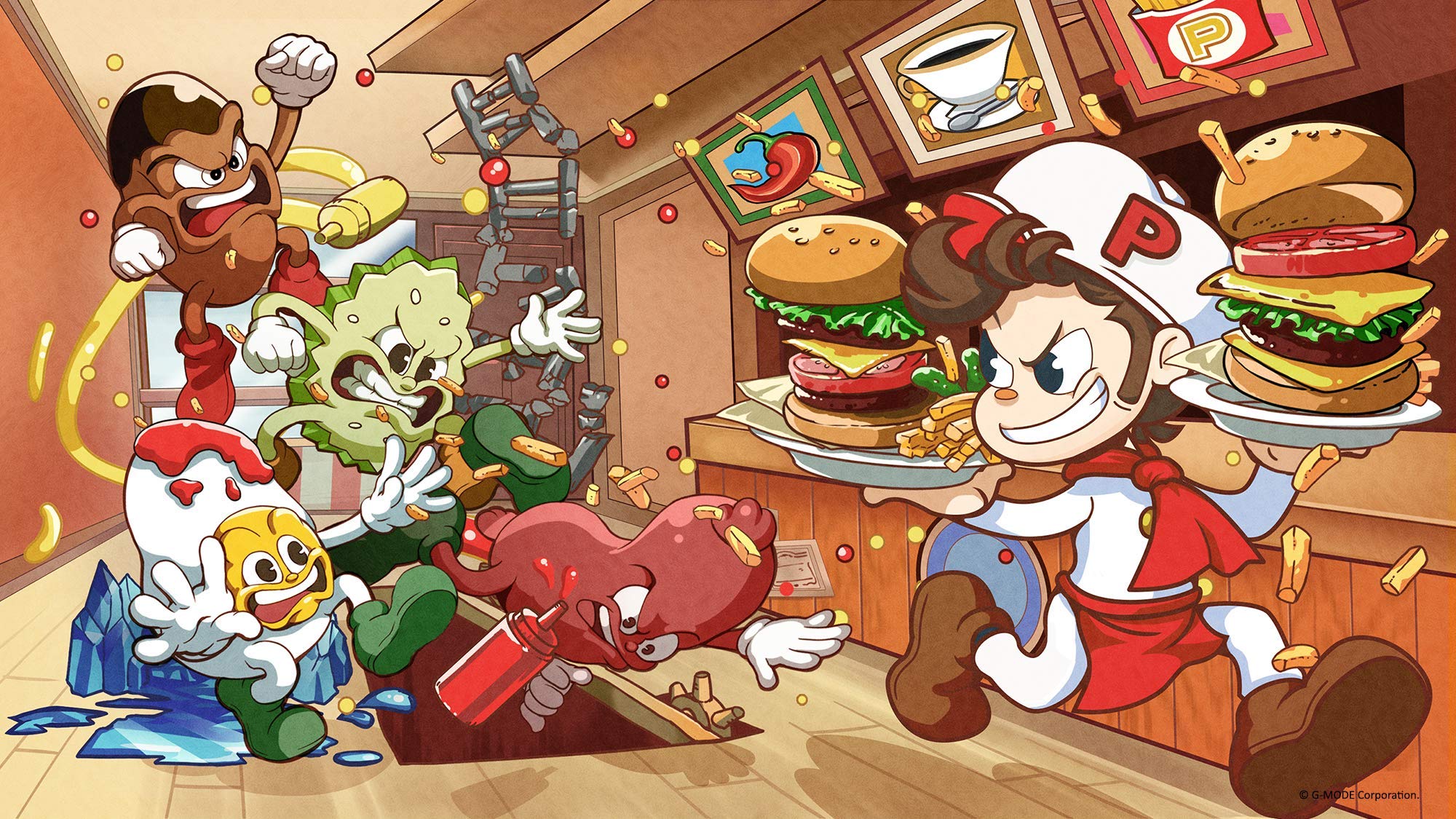 BurgerTime Party! - Fun Multiplayer Game for Nintendo Switch - Perfect for Family Game Nights & Parties