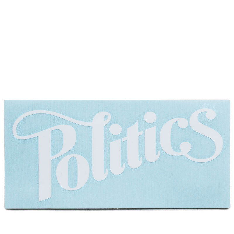 Political Decals (4 Pack) - White & Black - Perfect for Cars, Laptops & Home Decor