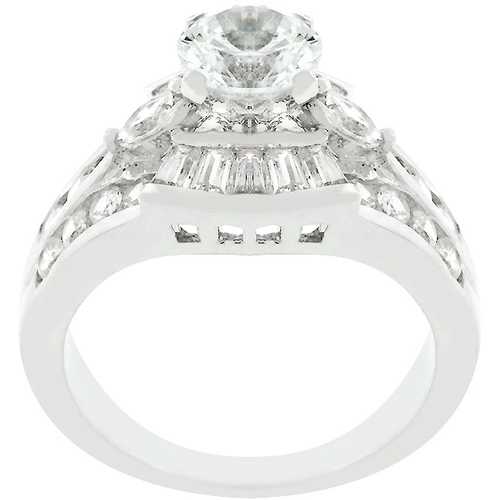 Centennial Ring - Vintage Inspired Silver Plated Jewelry for Women | Elegant Anniversary, Wedding & Special Occasion Gift