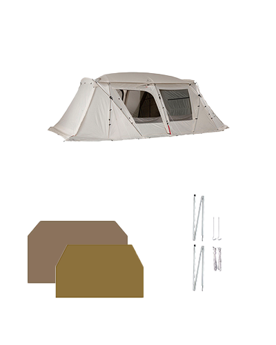 Land Lock Tent Set - Lightweight Waterproof Camping Tent for Outdoor Adventures, Hiking & Backpacking - Perfect for Family Camping, Beach Trips & Festivals
