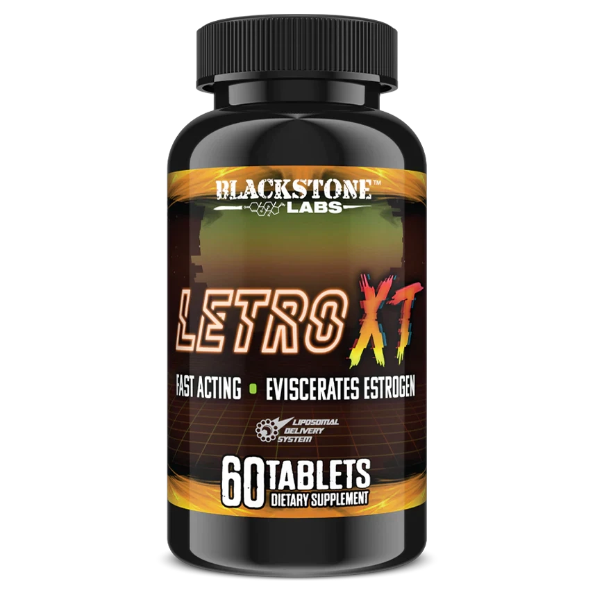 Blackstone Labs Letro XT - Premium Aromatase Inhibitor Supplement for Bodybuilding & Fitness | Supports Estrogen Control & Muscle Definition | Ideal for Post-Cycle Therapy & Performance Enhancement