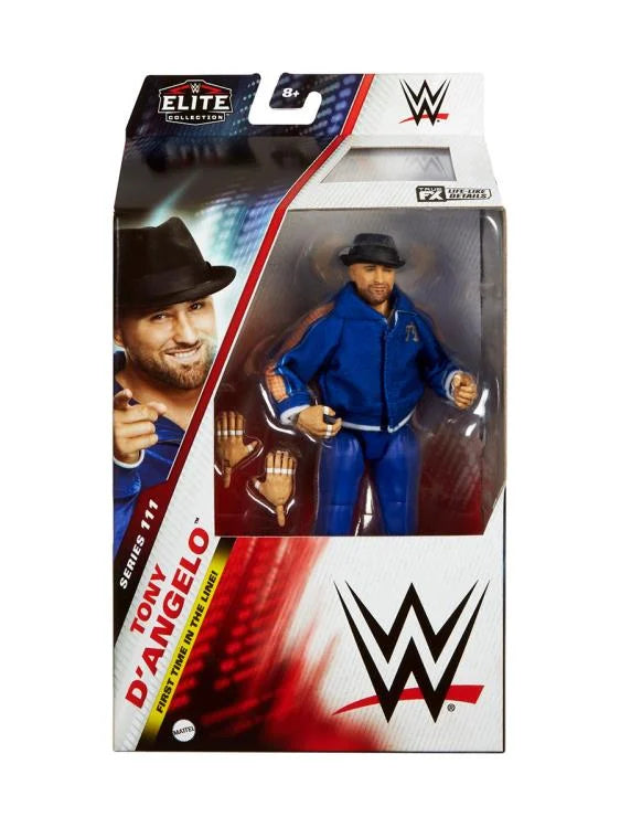 WWE Elite Collection Series 111 Tony D'Angelo Action Figure - Authentic Wrestling Collectible for Fans & Display - Perfect for Home Decor, Gift Giving & WWE Memorabilia Collections