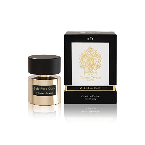 Tiziana Terenzi Gold Rose Oudh Cologne for Men & Women - 3.38 oz / 100ml Luxury Perfume - Long Lasting Oriental Floral Scent - Perfect for Date Night, Special Occasions & Gifting