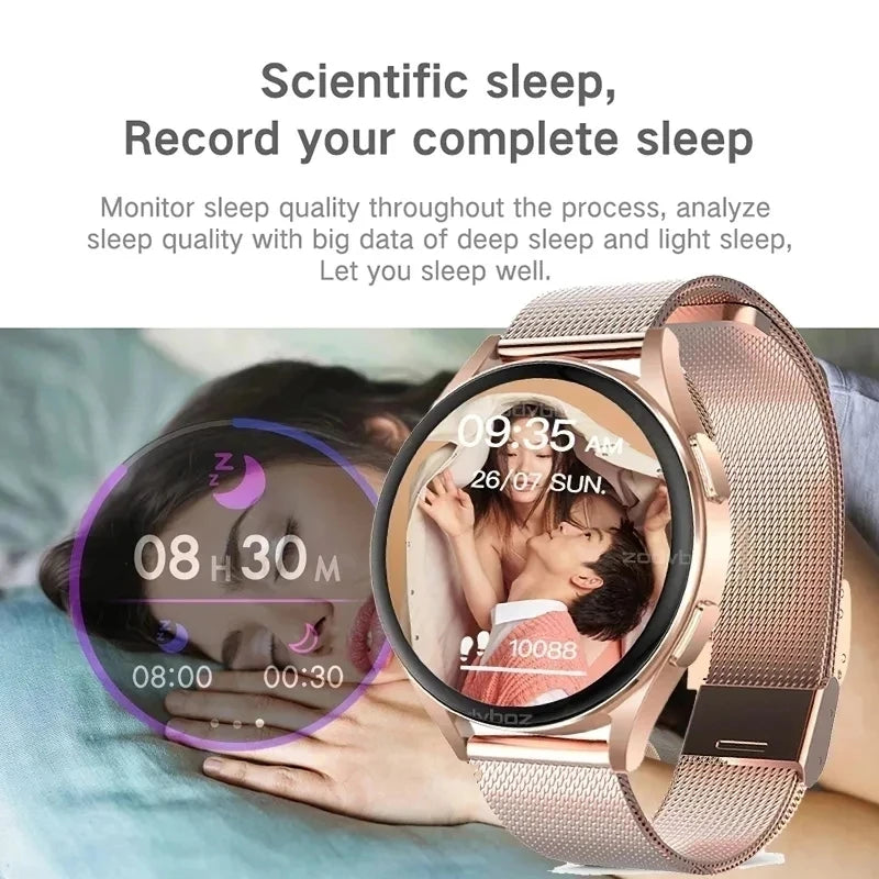 Fluffy Smart Wristwatch - Fitness Tracker with Heart Rate Monitor, Sleep Tracking & Waterproof Design | Perfect for Running, Swimming & Everyday Wear