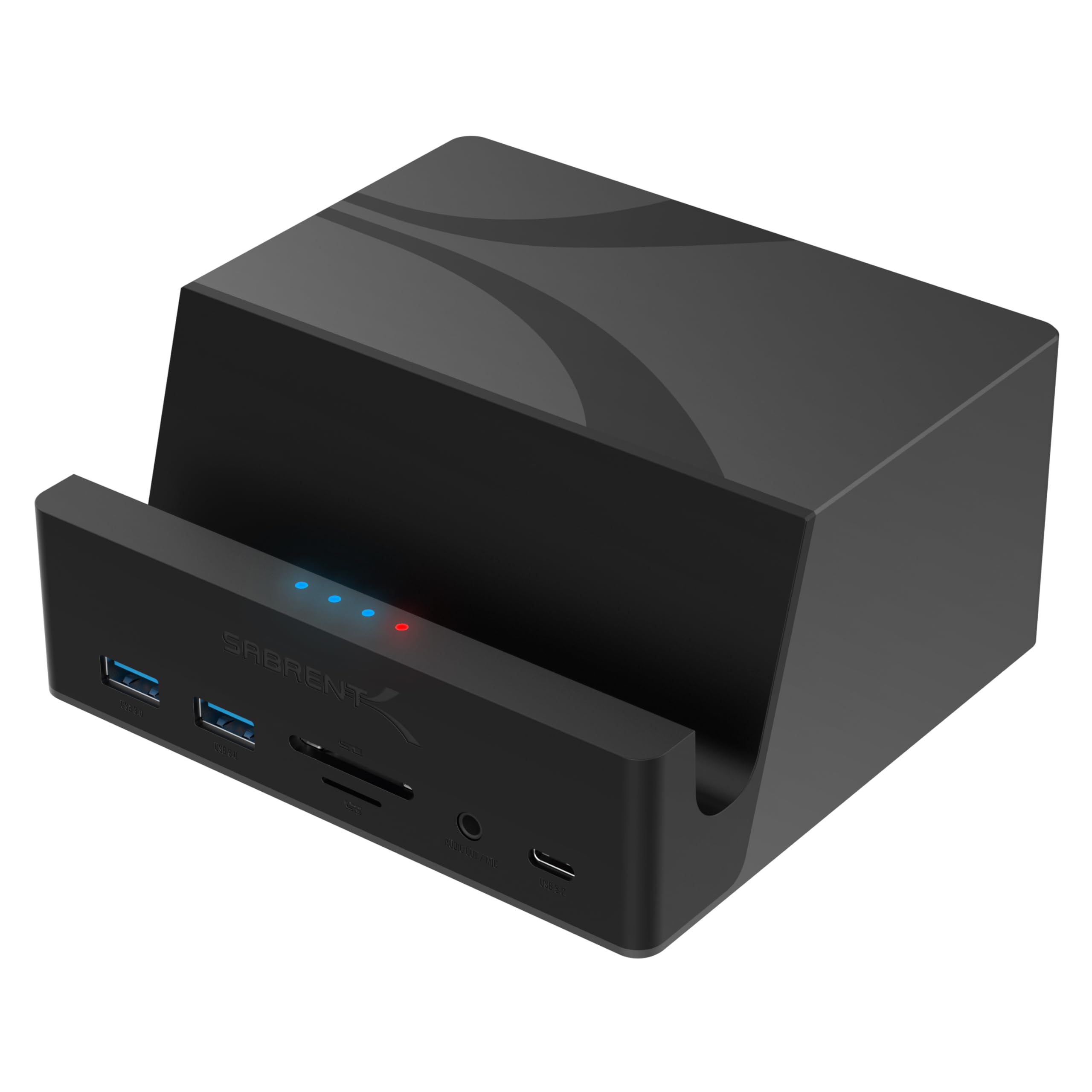 Sabrent USB-C Universal Laptop Docking Station with Dual Monitor Support - 4K DisplayLink Dock for Windows, Mac, Chromebook, iPad & Smartphones | Home Office & Remote Work Setup (DS-UICA)