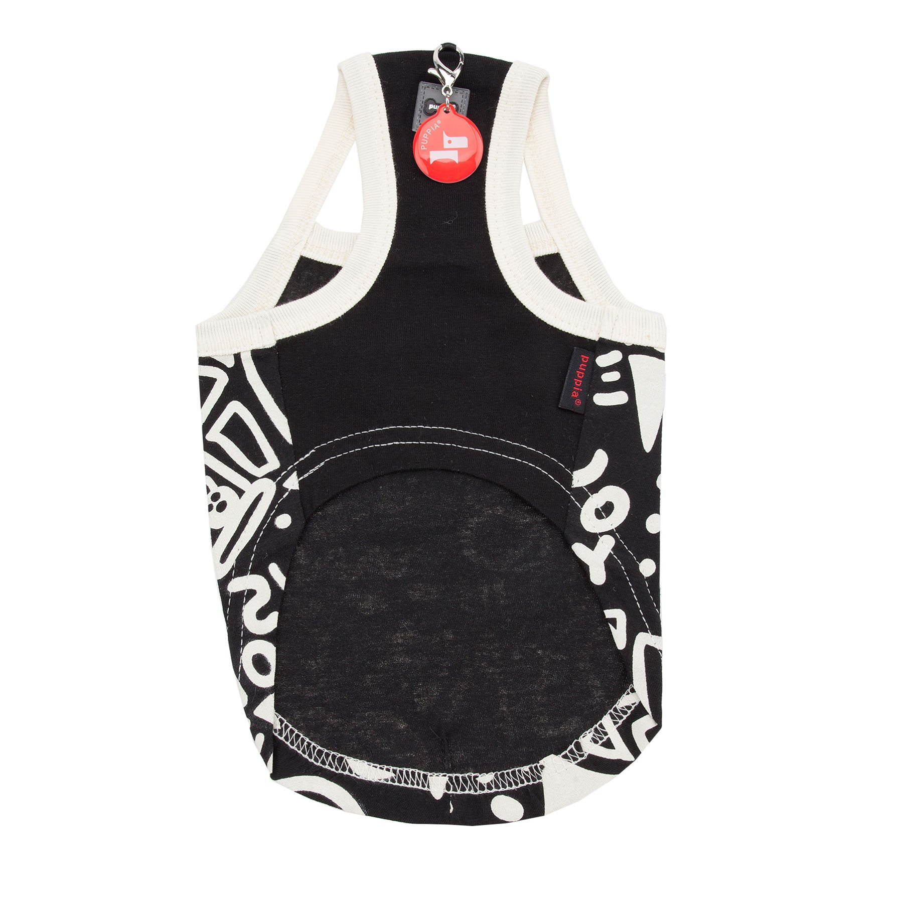 Puppia Rascal Dog Dress - Medium Size Black Pet Clothing for Small Dogs | Perfect for Parties, Photos & Special Occasions