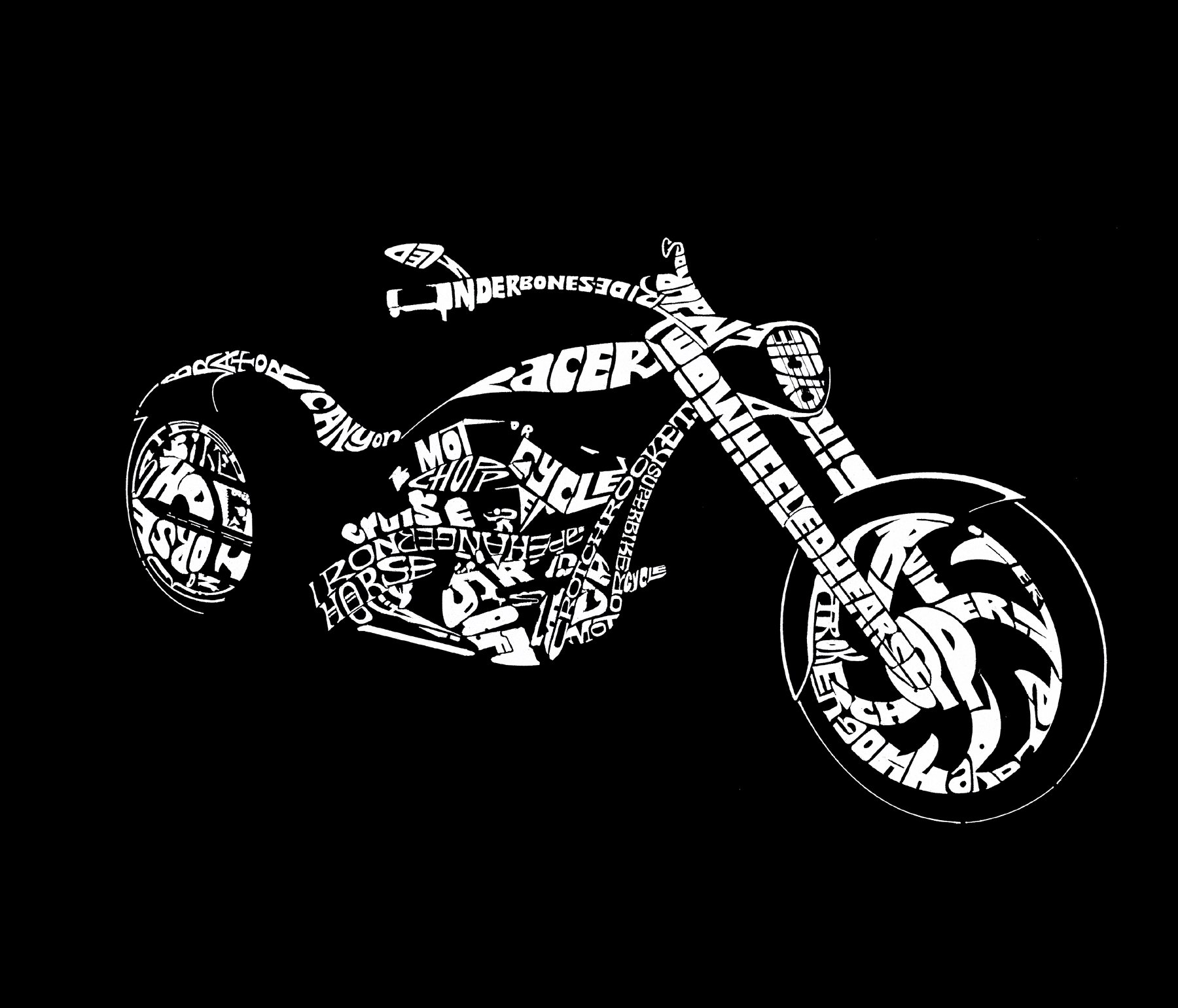 LA POP ART Boys Long Sleeve Graphic T-Shirt with Motorcycle Design - Cool Casual Wear for School, Outings & Biker Events