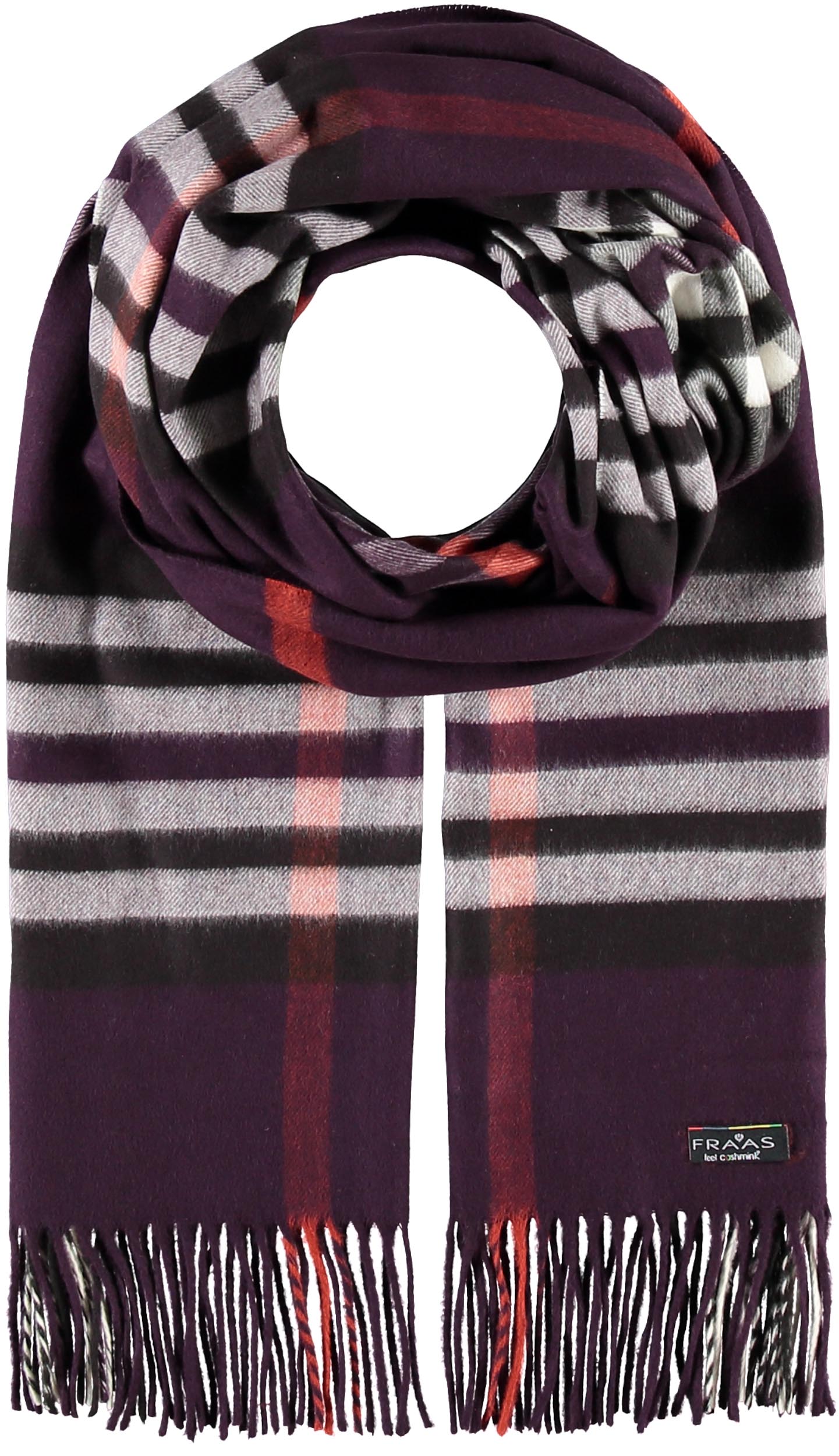 FRAAS Premium Plaid Cashmink Blanket Scarf - Soft Winter Wrap Shawl for Women & Men - Cozy Home, Office & Travel Accessory