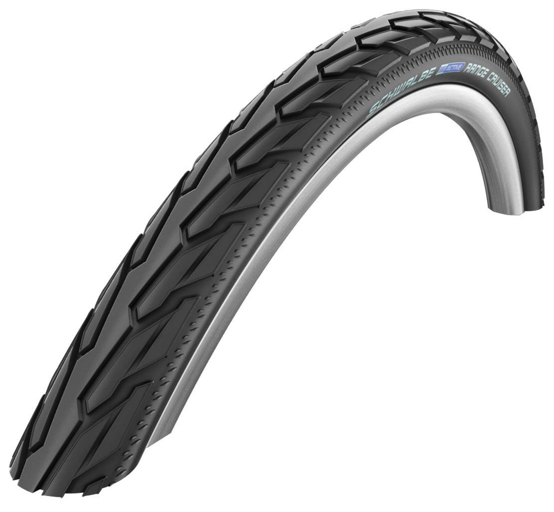 SCHWALBE Range Cruiser HS 457 Mountain Bike Tire - Wire Bead, Black (28x1.75) - Durable Off-Road & Trail Biking Tire for MTB, Hybrid & Commuter Bikes