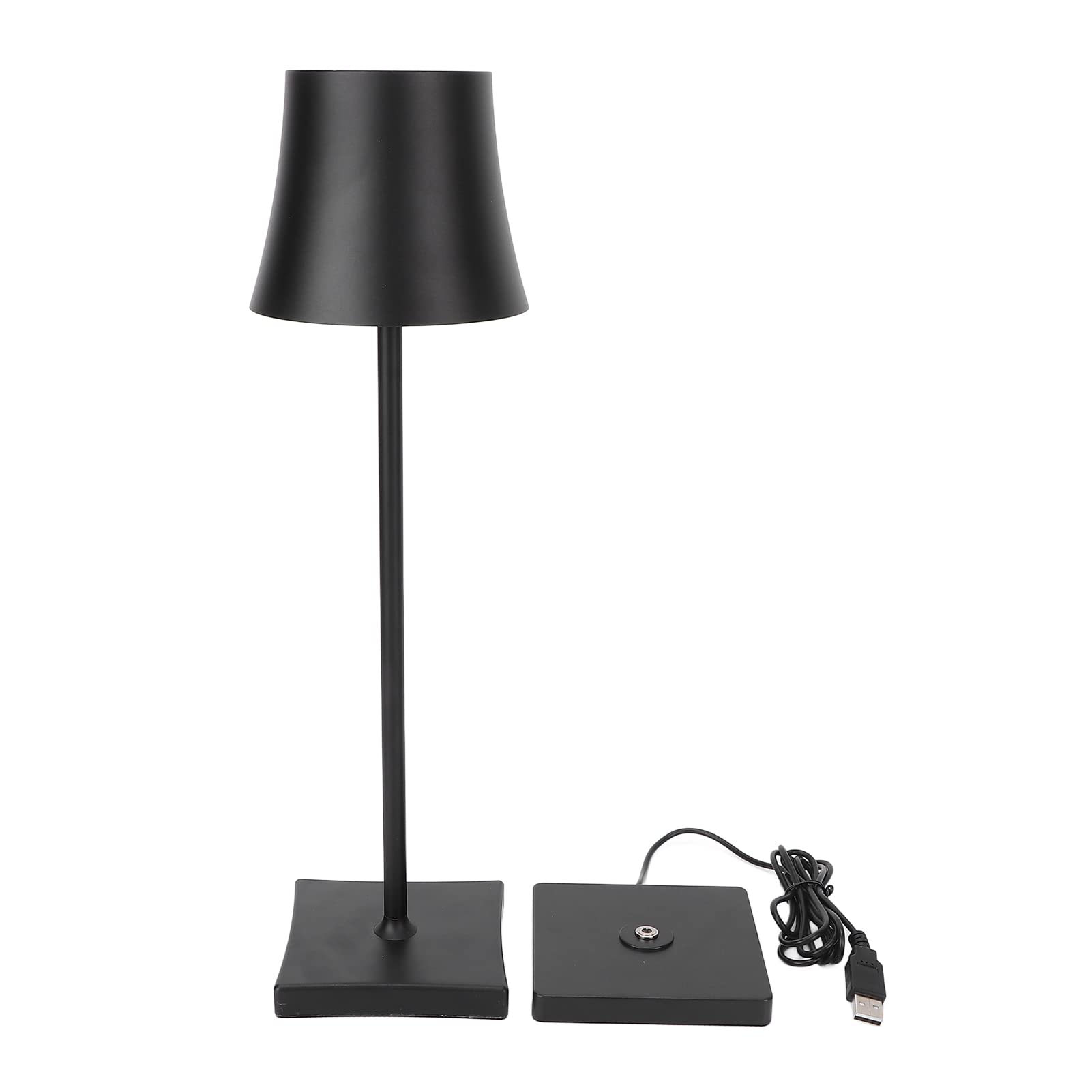 Yaosh LED Desk Lamp with Stepless Dimming & Magnetic Charging Base - Waterproof, Durable Touch Control Table Light for Home Office, Study, Reading, and Nightstand Use