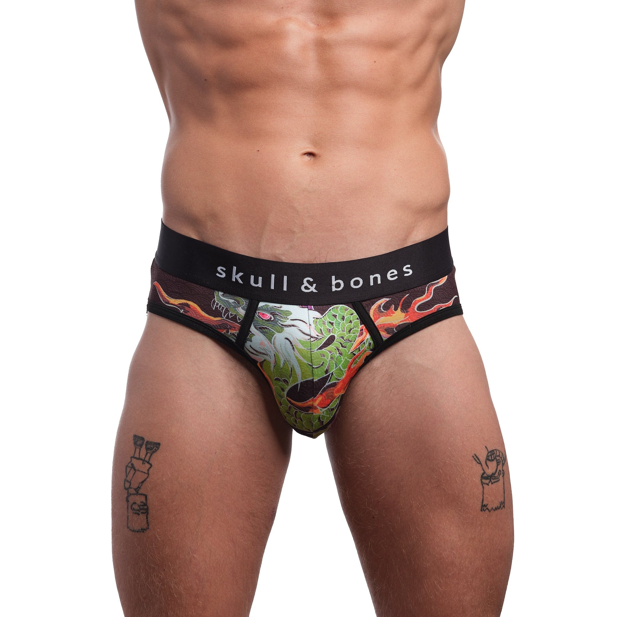 Fire Breathing Dragon Brief - Premium Men's Underwear for Comfort & Style | Perfect for Cosplay, LARP & Fantasy Costumes
