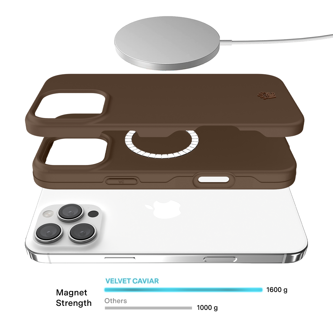 Premium Espresso Brown iPhone Case - Slim Protective Cover for iPhone [Models] - Perfect for Everyday Use, Travel & Style