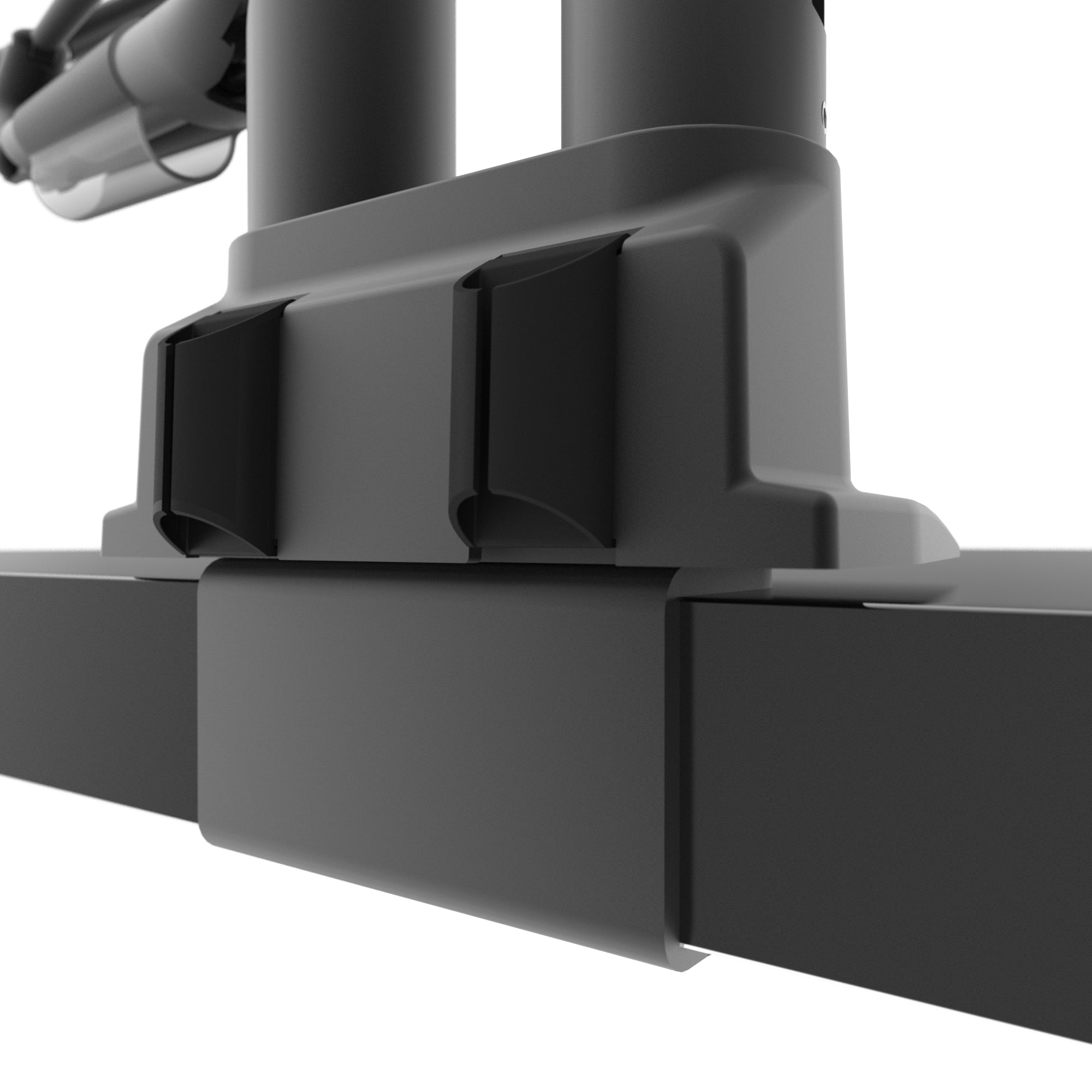 Kanto DMS2000 Adjustable Dual Monitor Stand - Heavy Duty Desk Mount for 13-27 inch Screens | Perfect for Home Office, Gaming Setup & Workstation Ergonomics