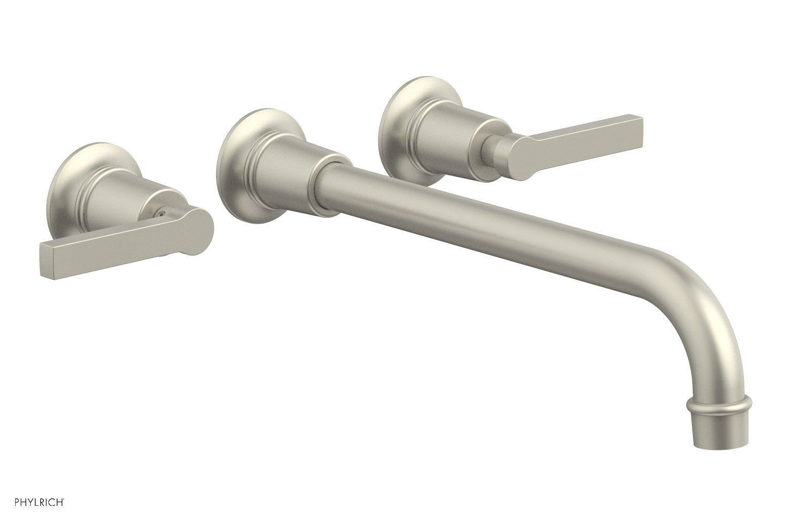 HEX MODERN Wall Mount Lavatory Faucet Set with 12