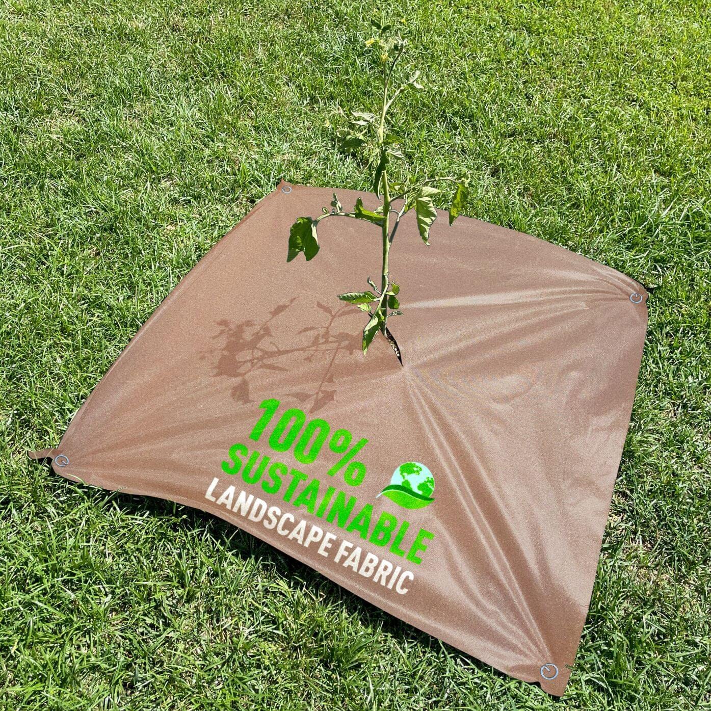 Biodegradable Tree Mats 3 ft x 3 ft - Eco-Friendly Garden Weed Barrier - Made in USA - Paper Mulch for Landscaping (2 Pack) - Perfect for Tree Planting, Weed Control & Soil Protection