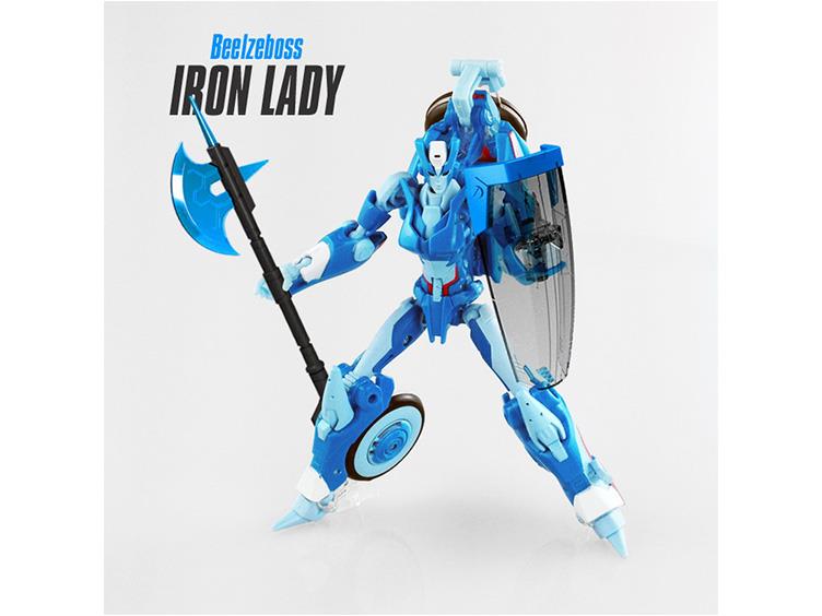 Beelzeboss BLZ 06 Iron Lady Custom Kit for IDW Chromia & Arcee - Transformers Action Figure Upgrade Parts for Collectors - Perfect for Display & Customization Projects